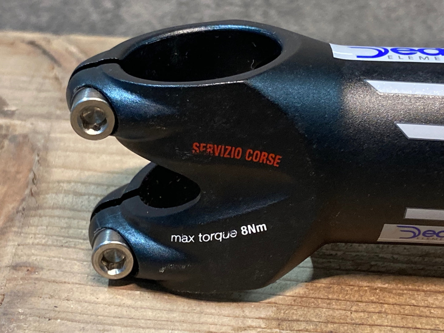 IM555 デダ Ddeda ゼロ ZERO 100 SERVIZIO CORSE アルミステム 黒 120mm Φ31.7 OS
