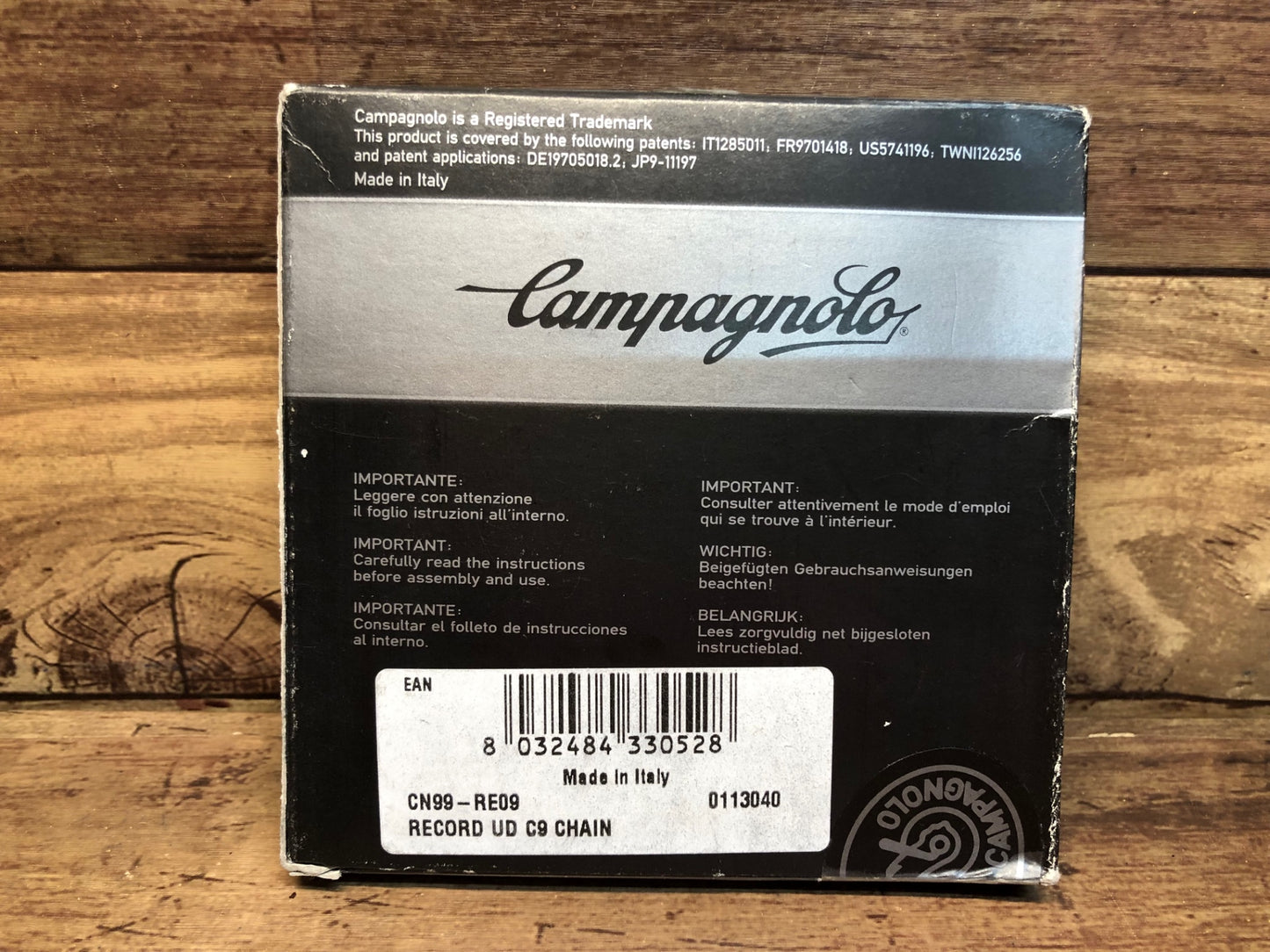 IL089 カンパニョーロ Campagnolo レコード Record チェーン 9S 未使用