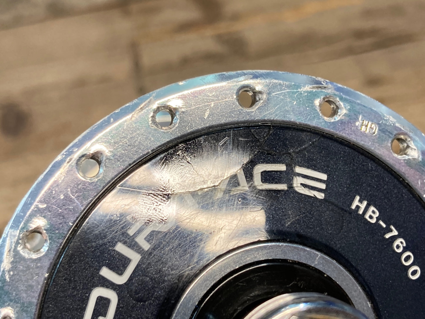 IS715 シマノ SHIMANO デュラエース DURA-ACE HB-7600 フロントハブ 36H ピスト 競輪 NJS