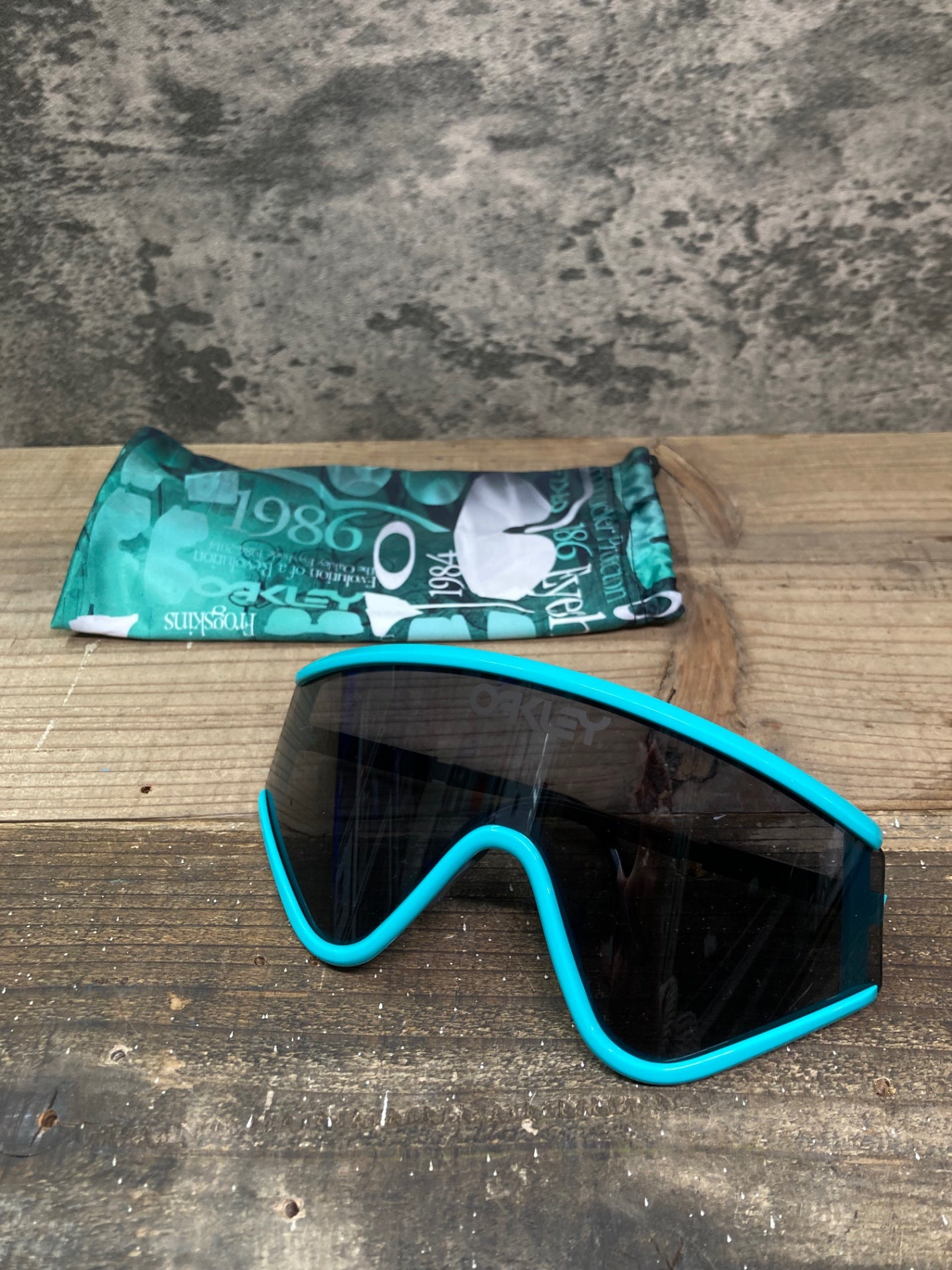 IP539 オークリー OAKLEY アイシェード Eyeshade アイウェア サングラス 復刻限定 旧ロゴ 緑