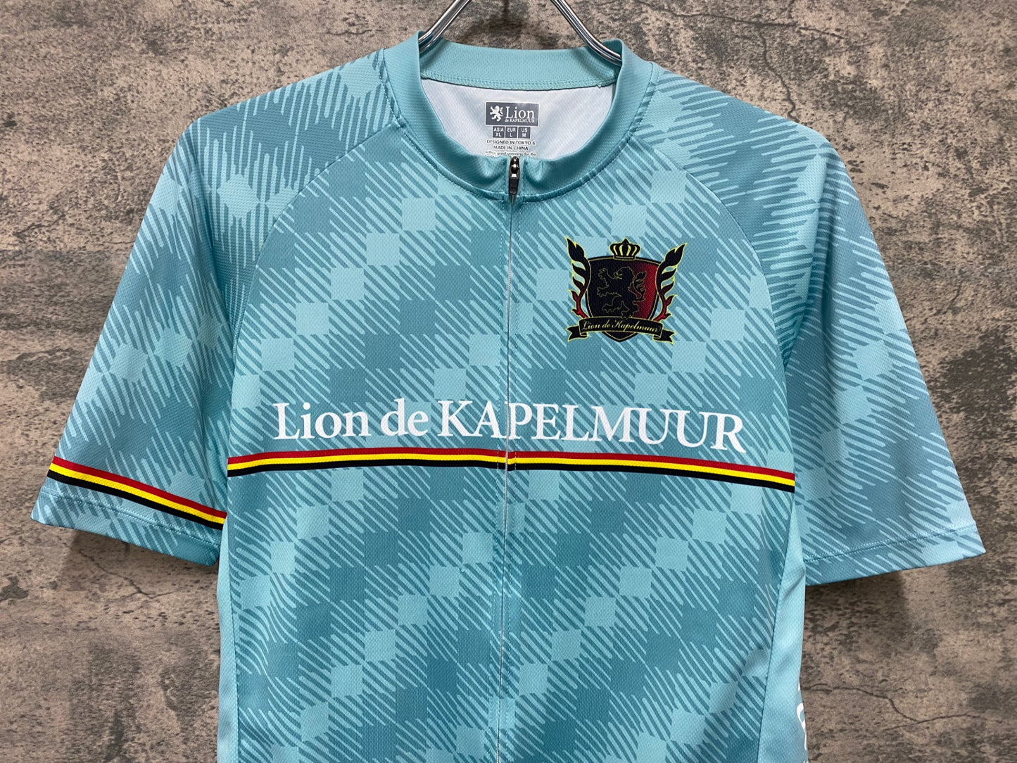 IY595 カペルミュール KAPELMUUR 半袖 サイクルジャージ 水色 XL