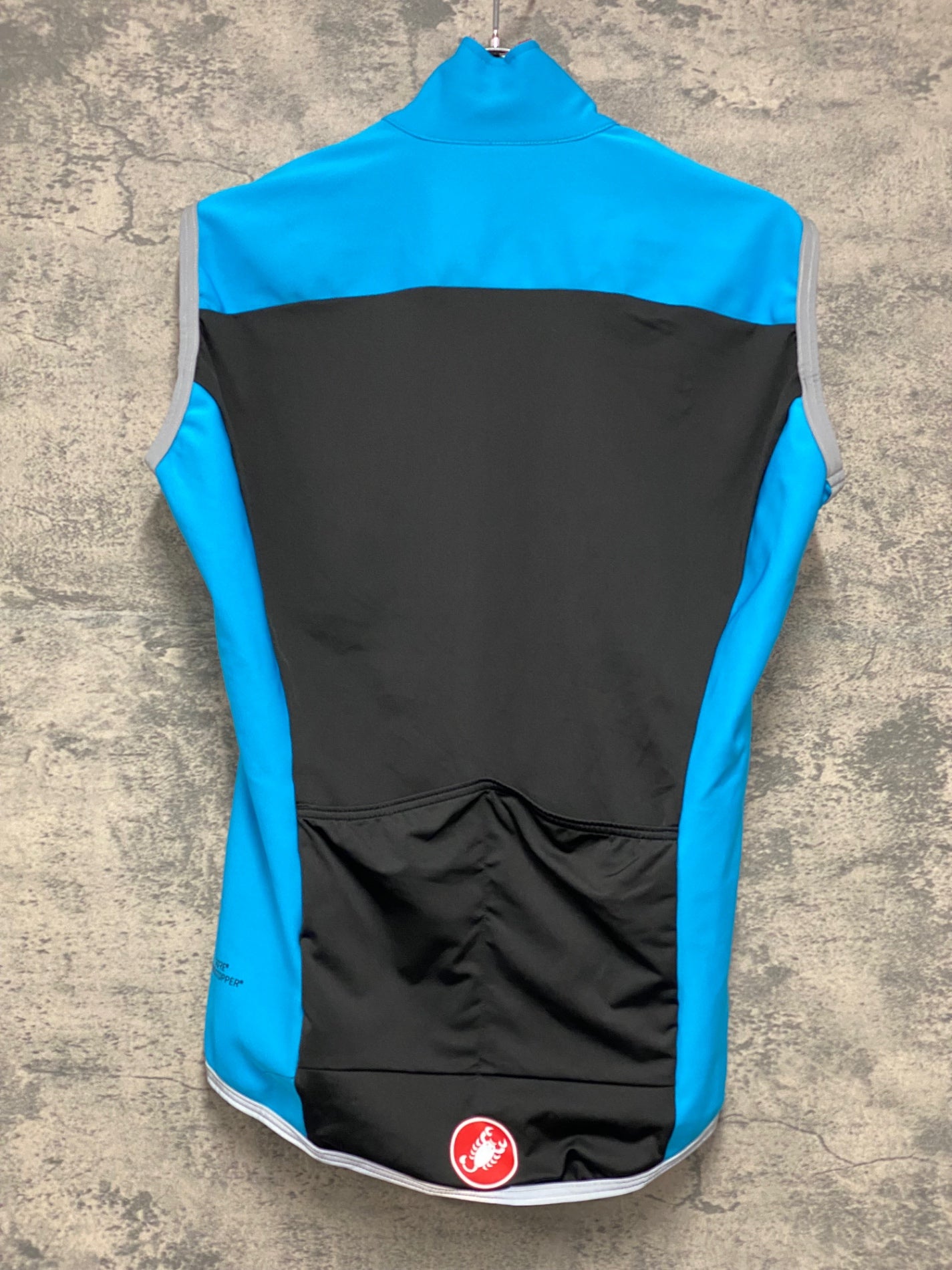 JA631 カステリ CASTELLI ROSSO CORSA Perfetto サイクルベスト ジレ 水色 S