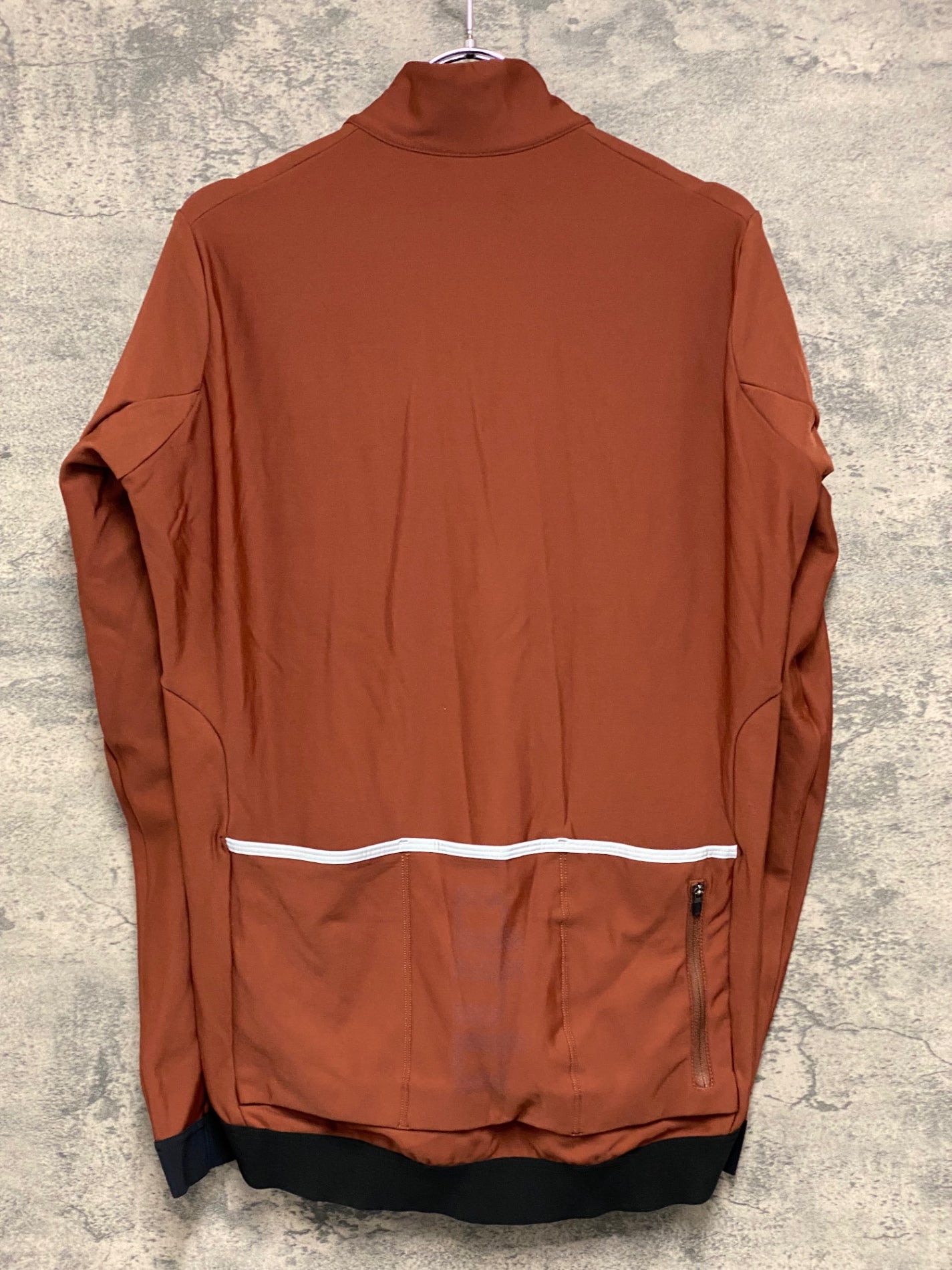 JA993 dhb 長袖 サイクルジャージ 茶 L 裏起毛