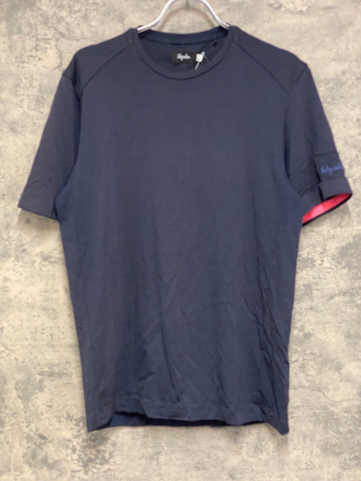 JB337 ラファ Rapha MERINO T-SHIRT 半袖 Tシャツ 紺 S