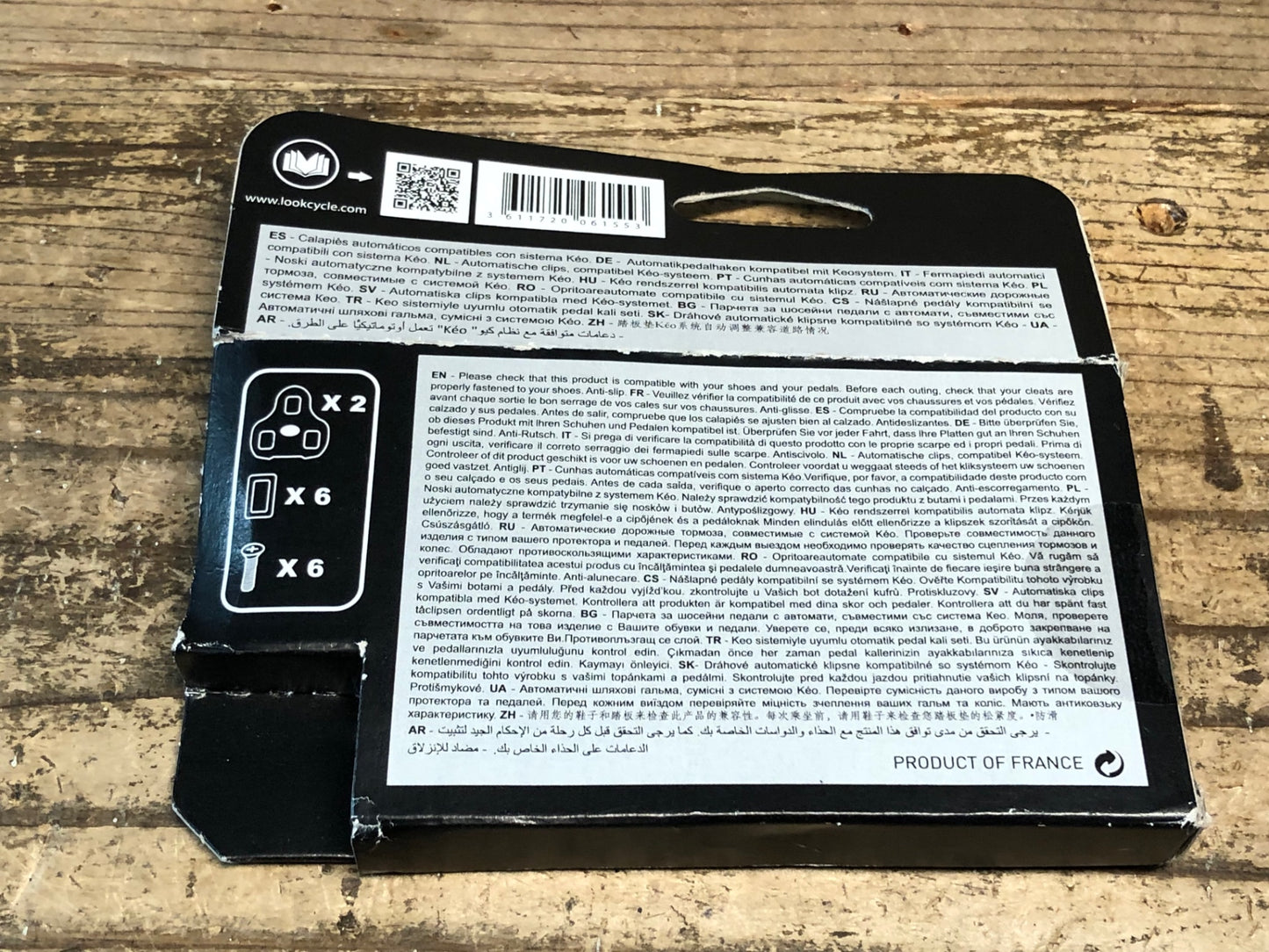 IO764 ルック LOOK ケオ KEO GRIP クリート グレー 4.5° 未使用