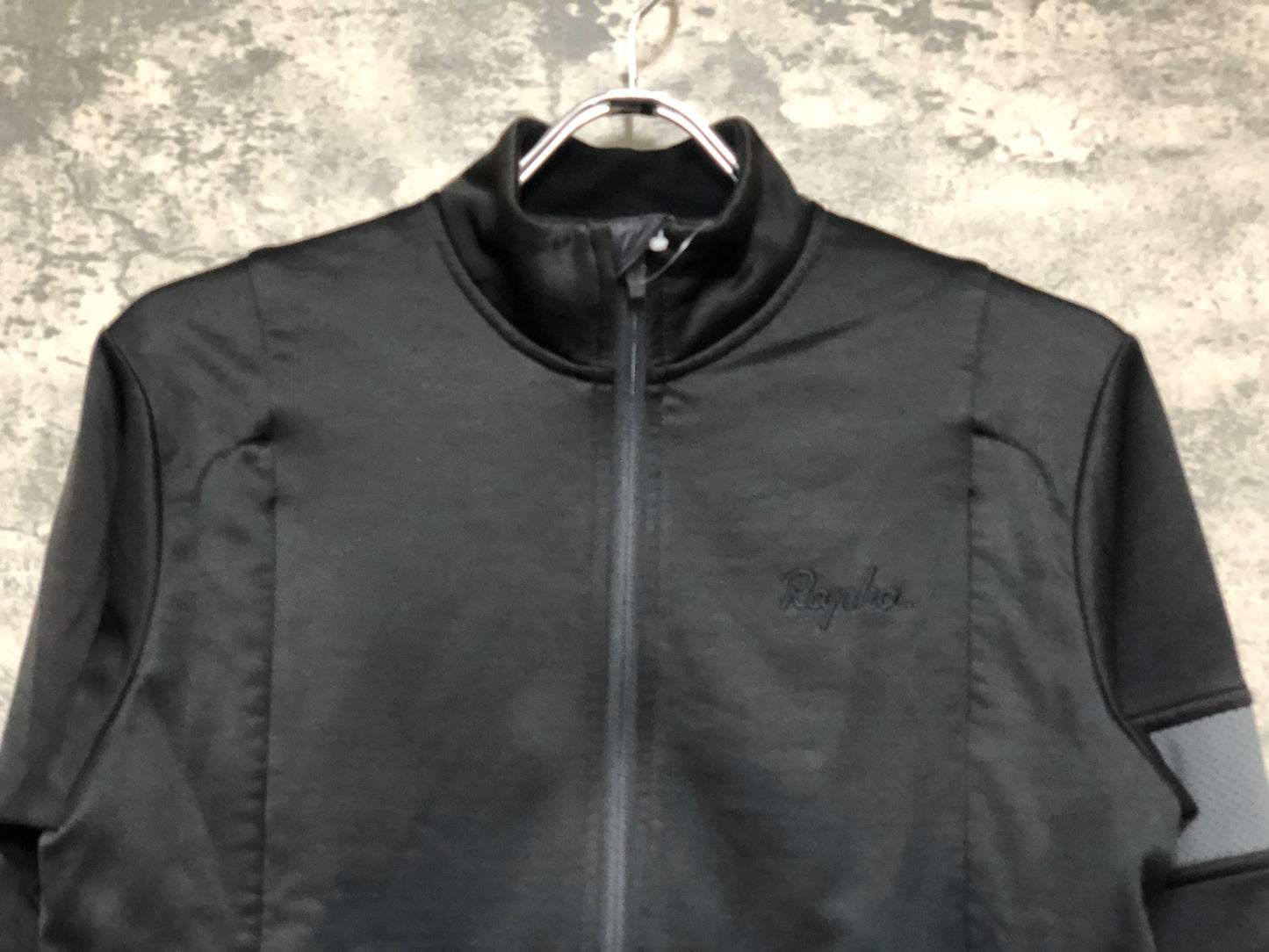 JB825 ラファ Rapha MEN'S LS CLASSIC WINTER JERSEY 長袖 サイクルジャケット 黒 M 裏起毛 ※日焼け大