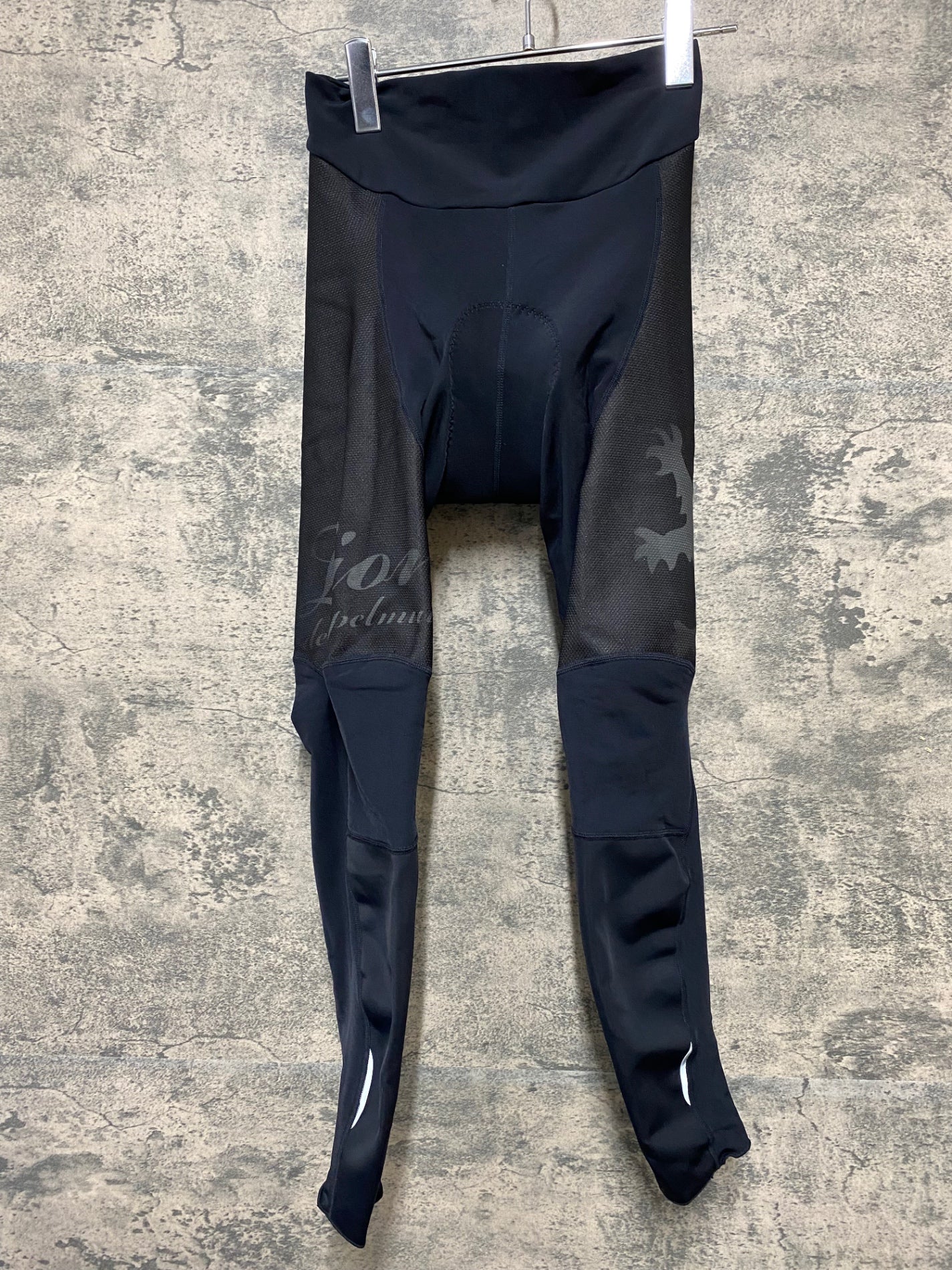 JB079 リオンドカペルミュール Lion de KAPELMUUR レーサータイツ 黒 38 裏起毛