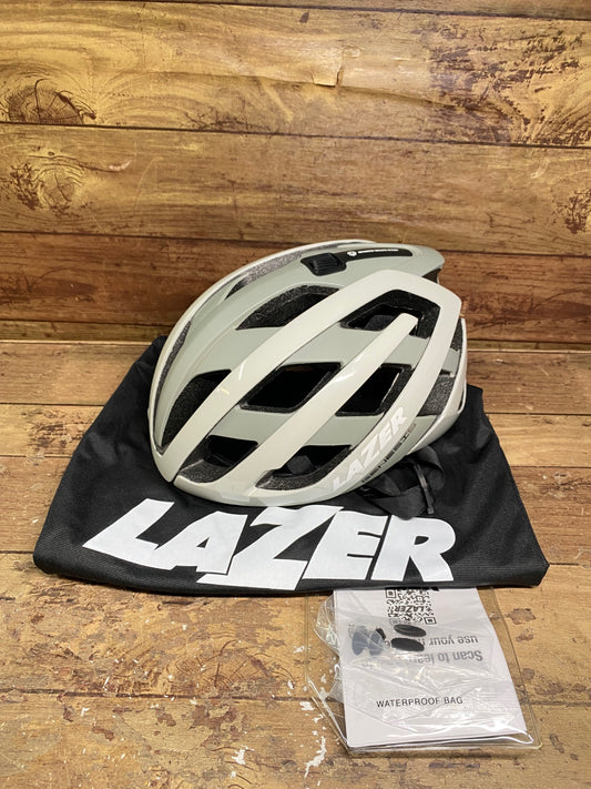 IL276 レイザー LAZER GENESIS AF ヘルメット グレー 白 M 55-59cm 2022年6月製造