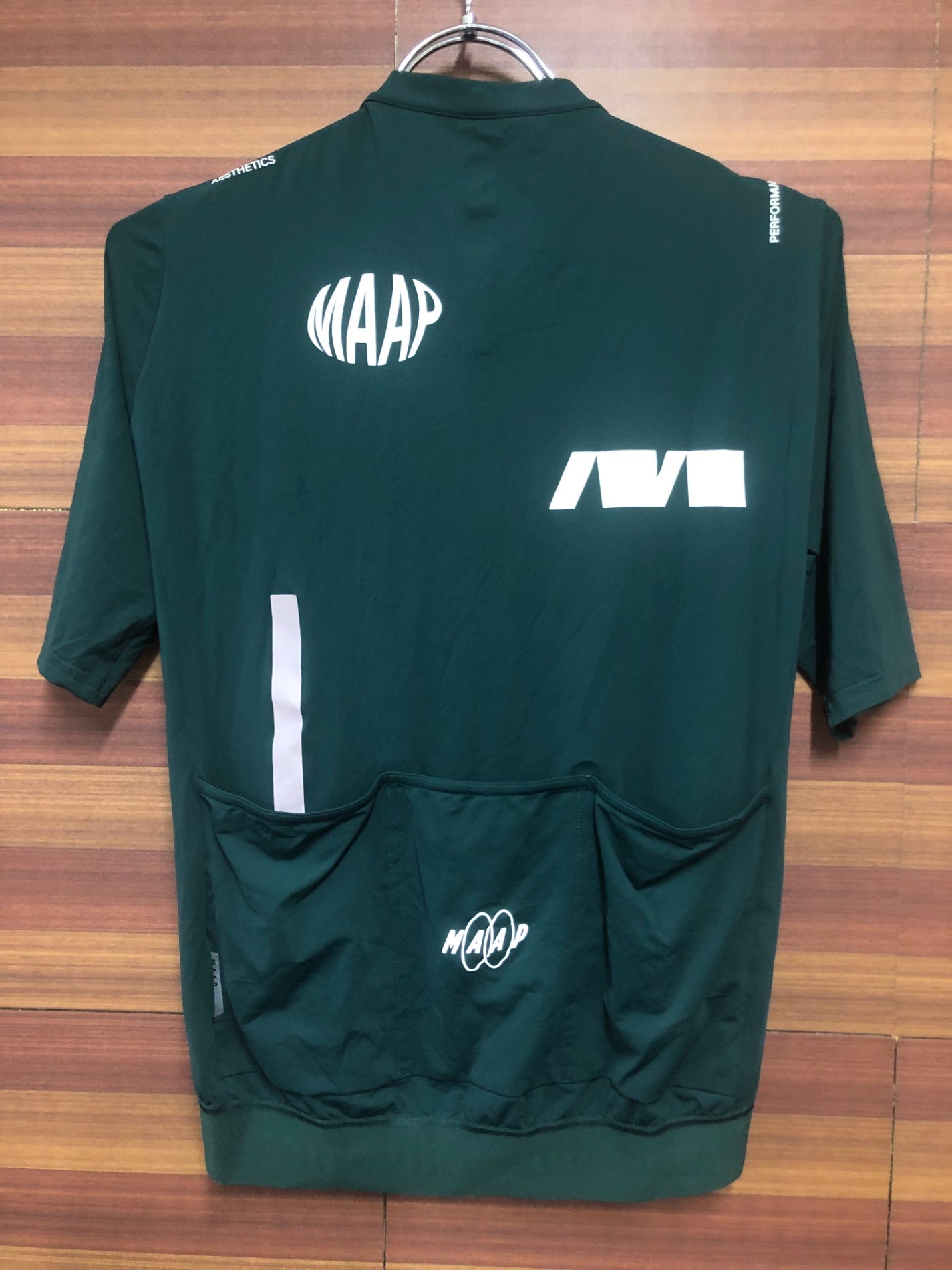 IF367 マープ MAAP PRO FIT JERSEY 半袖サイクルジャージ 緑 M