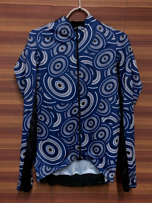 IO162 アソス assos MILLE GT 長袖 サイクルジャージ 黒 紺 M