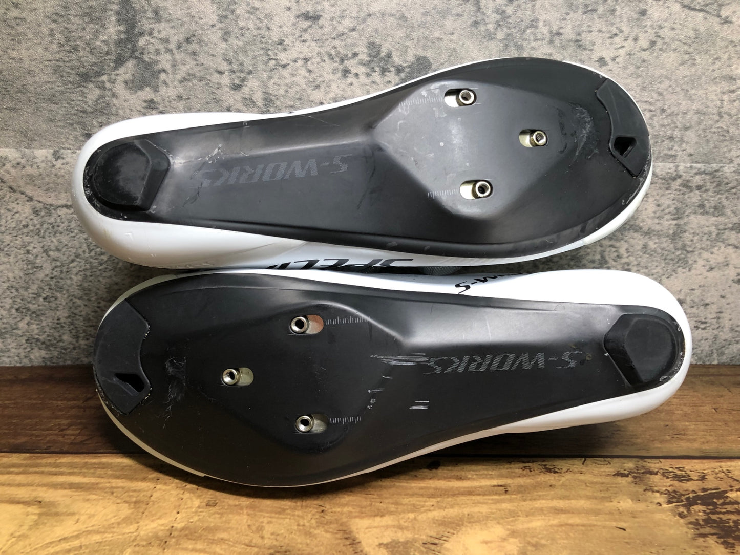 IW317 スペシャライズド SPECIALIZED S-WORKS TORCH WHITE TEAM SHOE ビンディングシューズ SPD-SL 白 EU39.5