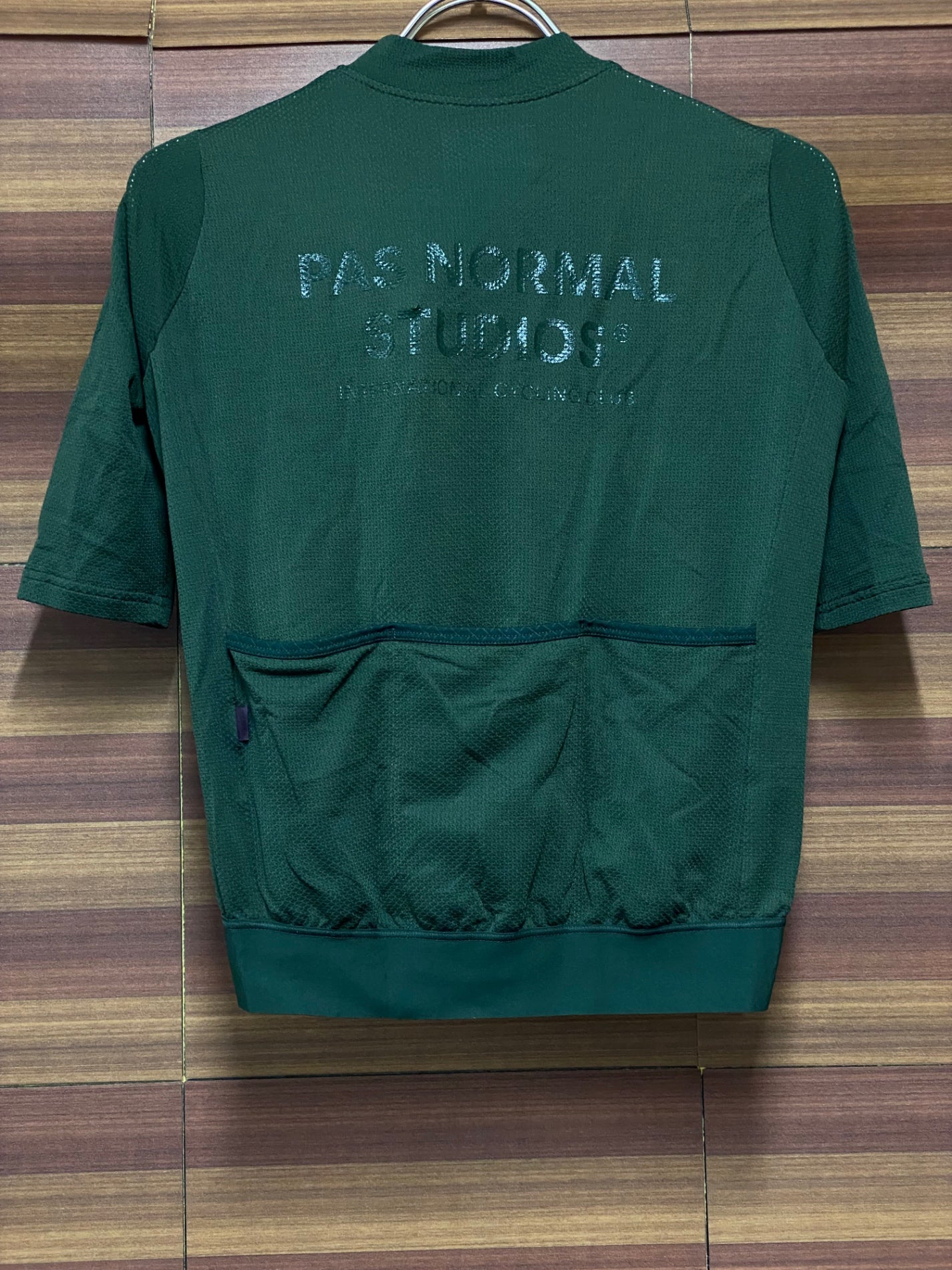 IV053 パスノーマルスタジオ PAS NORMAL STUDIOS Solitude Mesh Jersey 半袖サイクルジャージ 緑 S