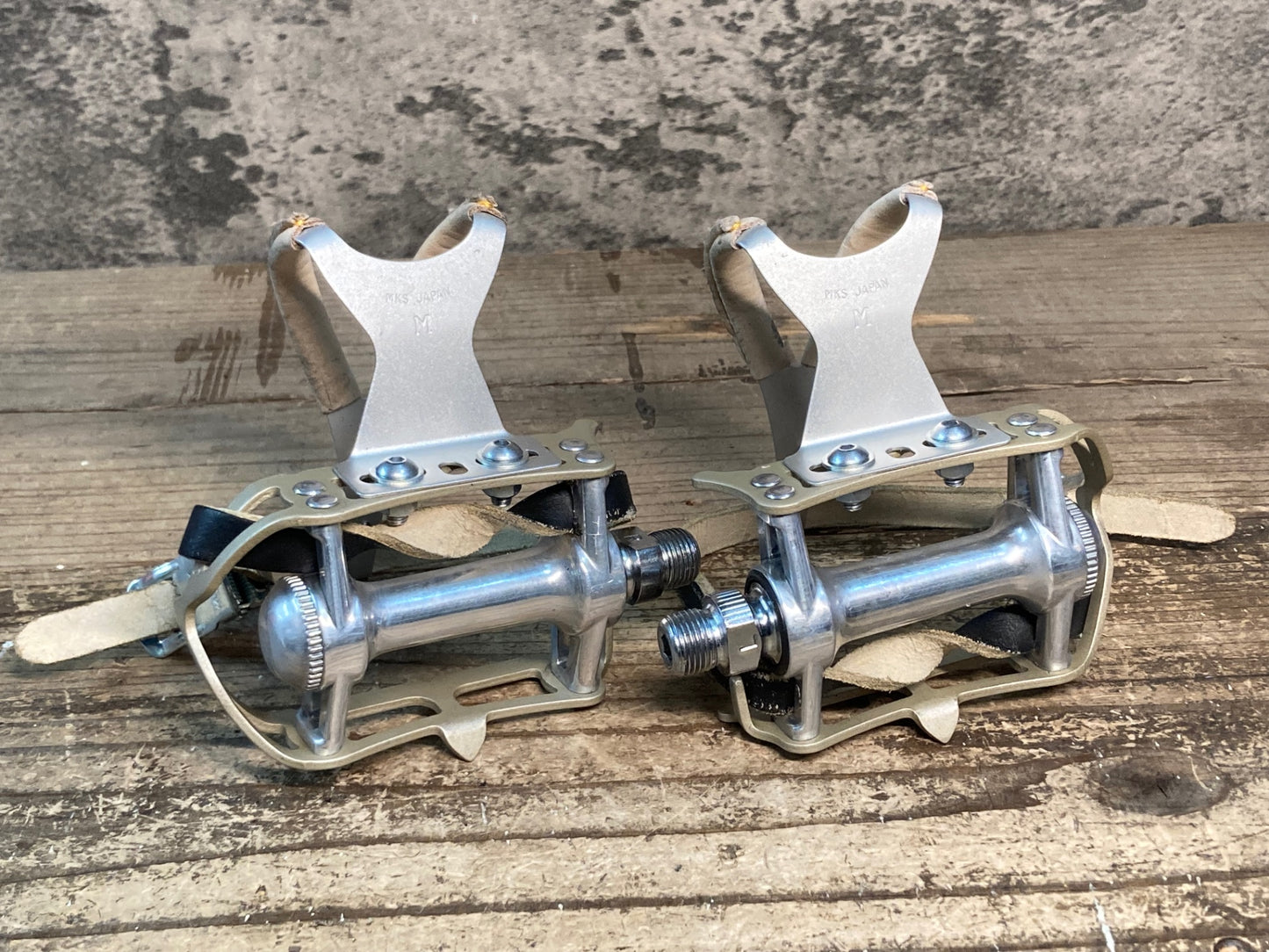 IQ926 三ヶ島 MKS SYLVAN トークリップ フラットペダル zefal製ストラップ