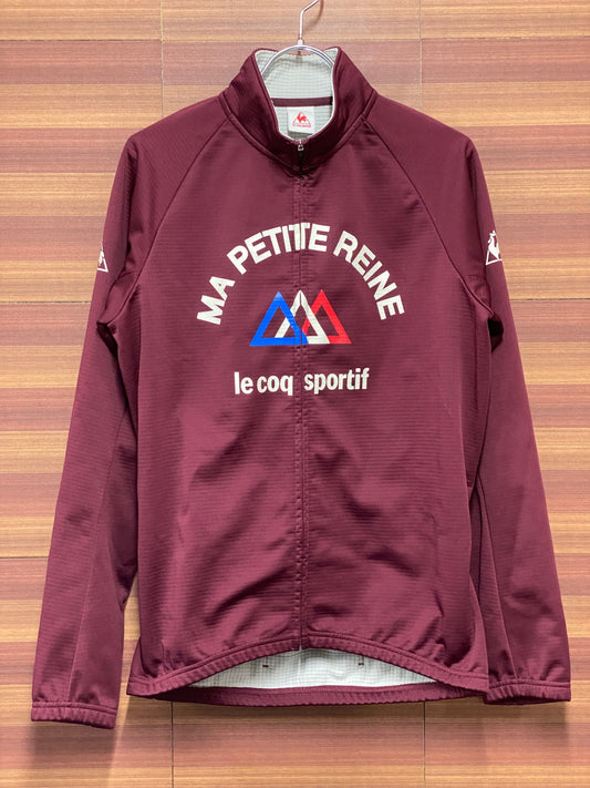 IH922 ルコックスポルティフ Lecoq sportif 長袖 サイクルジャケット 赤 M