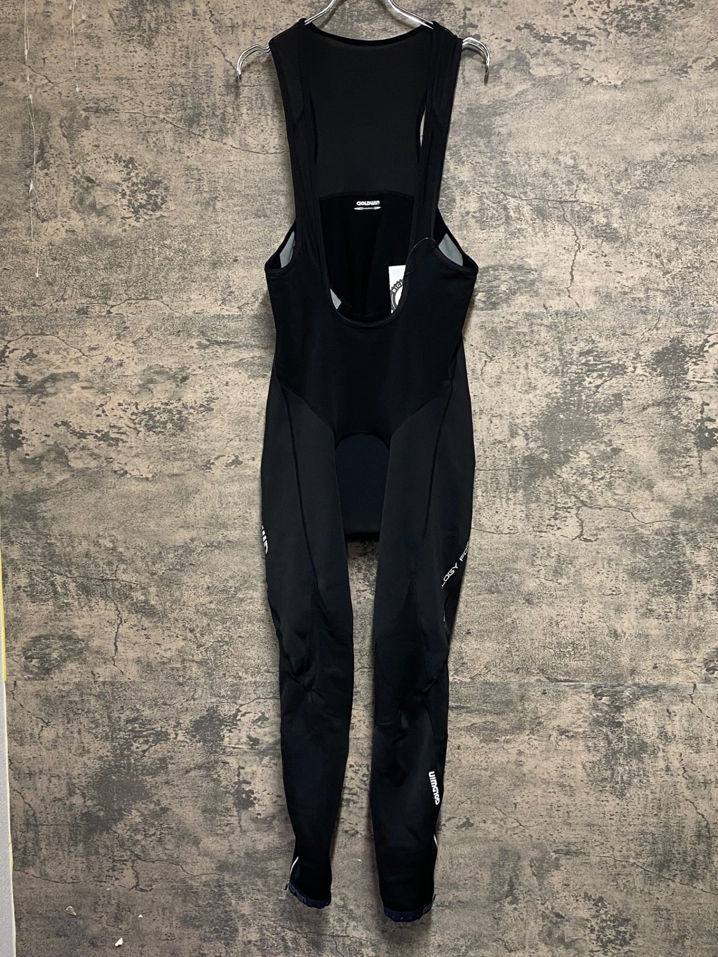 JC661 ゴールドウィン GOLDWIN ビブタイツ 黒 L 裏起毛