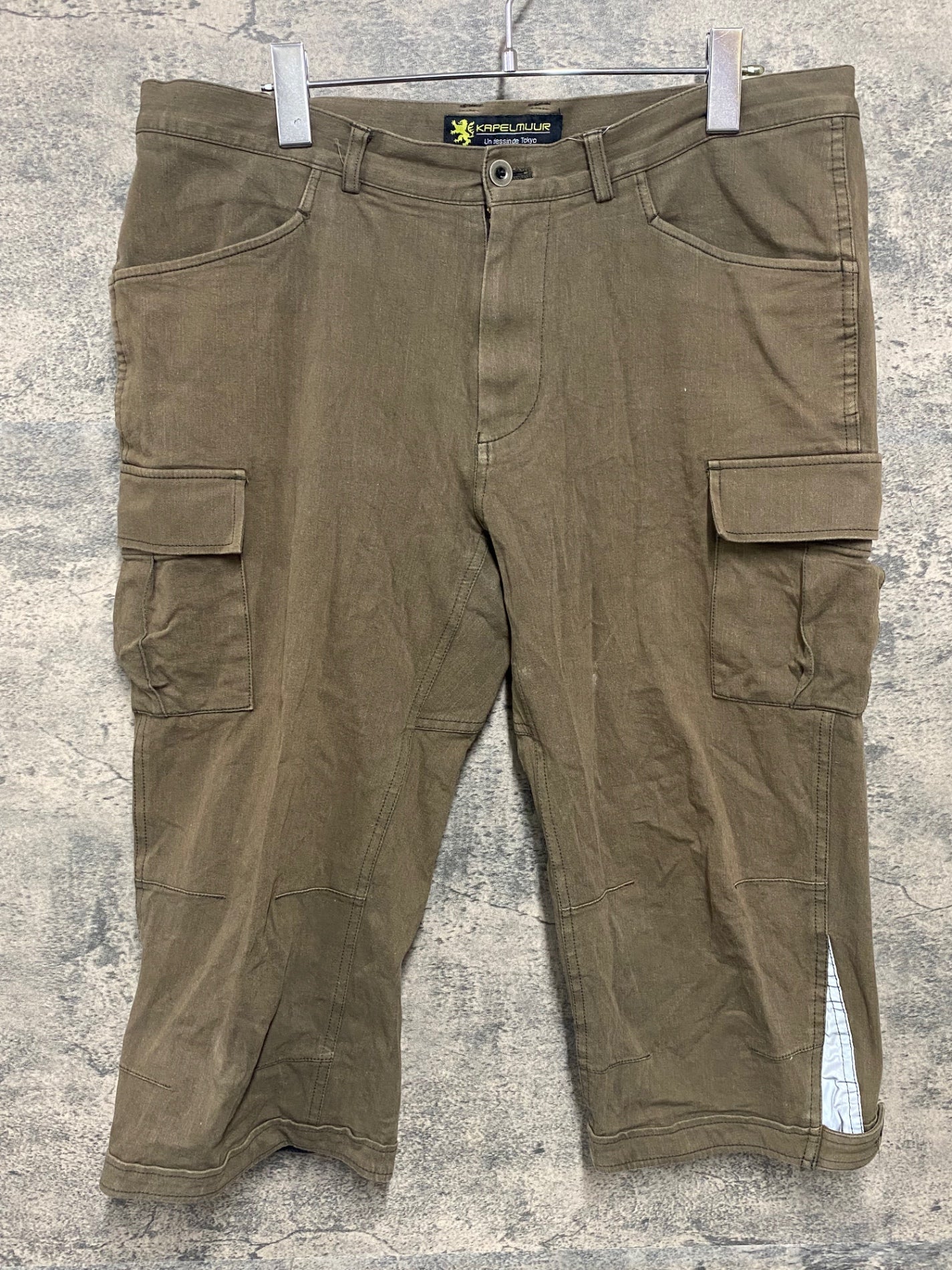 IY663 カペルミュール KAPELMUUR ハーフパンツ カーキ サイズ不明