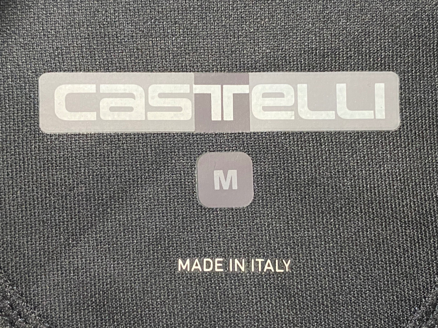 JC360 カステリ CASTELLI 長袖 サイクルジャージ 黒 M 裏起毛