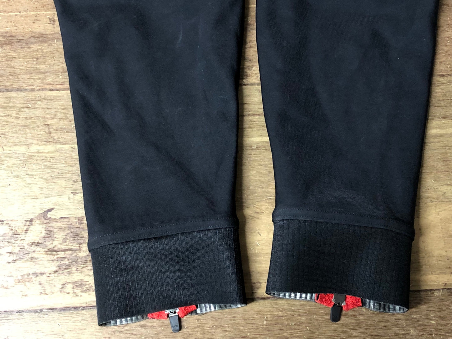 IY531 カステリ CASTELLI ROSSOCORSA ビブタイツ 黒 L 裏起毛