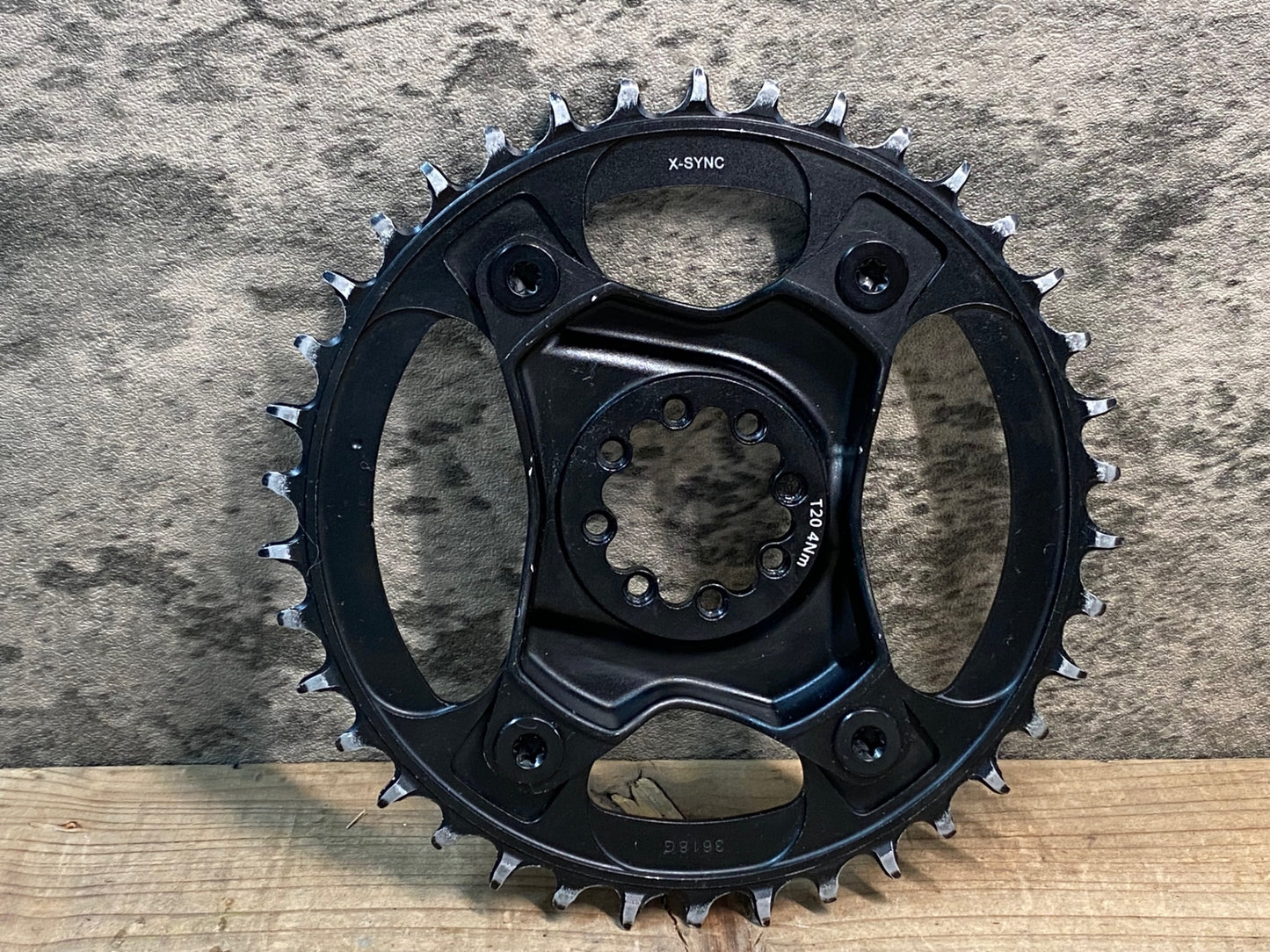 IX059 スラム SRAM X-Sync Direct Mount Chain Ring チェーンリング 38T 12S X-SYNC ダイレクトマウント 8ボルト シングル