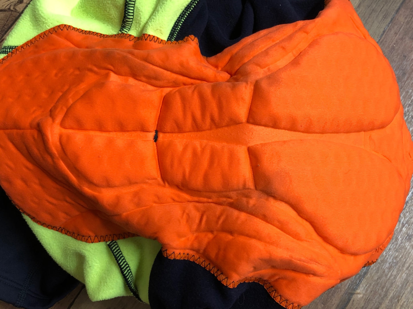 IO080 ルコックスポルティフ le coq sportif レーサータイツ 紺 L 裏起毛