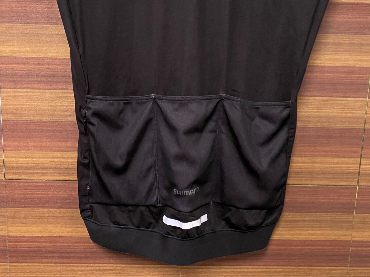 IR995 シマノ SHIMANO 半袖 サイクルジャージ 黒 赤 L