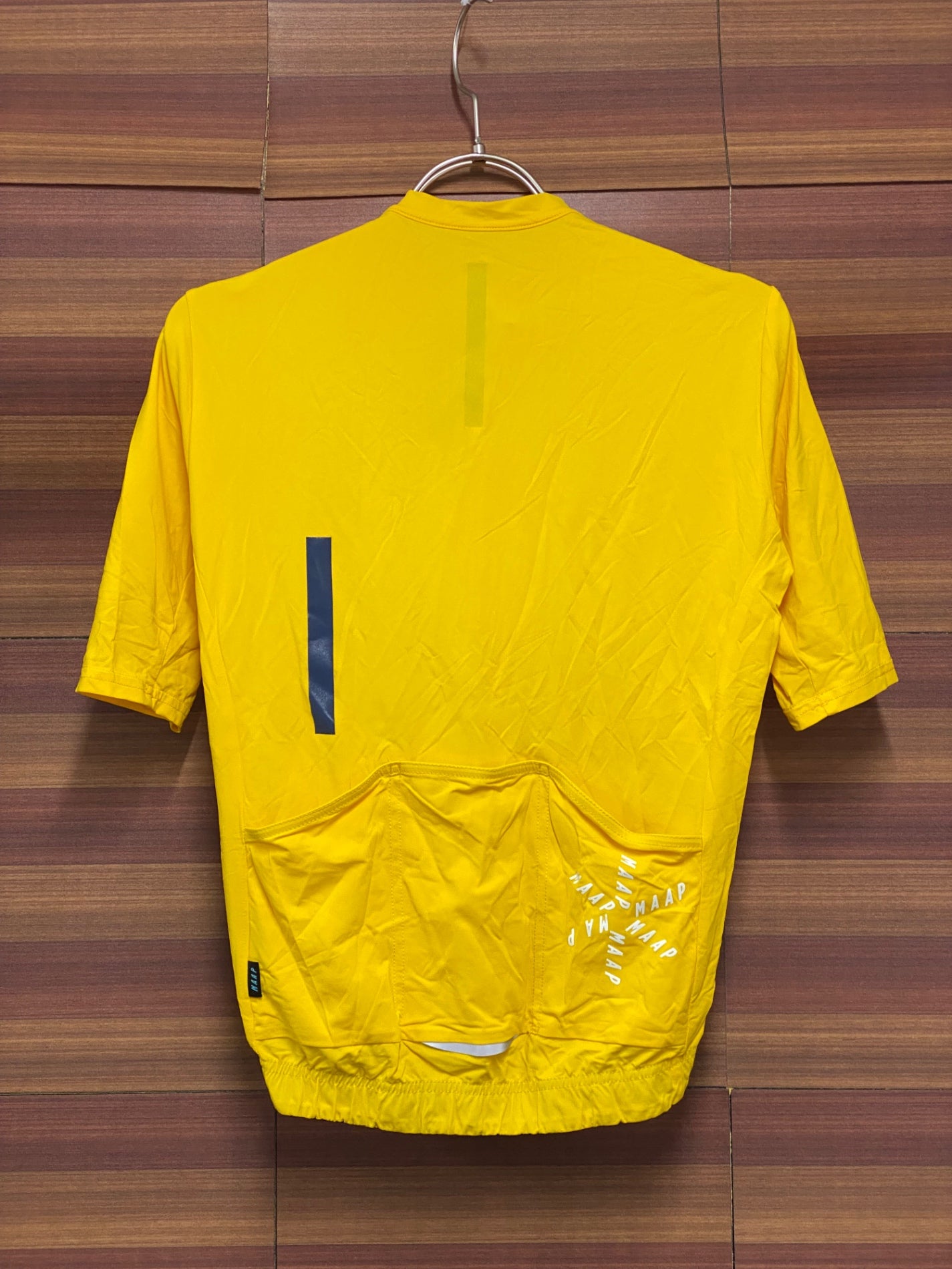 IV079 マープ MAAP Training Jersey 半袖サイクルジャージ 黄 S