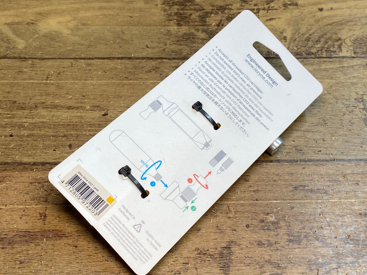 IV468 レザイン LEZYNE ALLOY DRIVE Co2 ボンベ ホルダー 新品 未使用