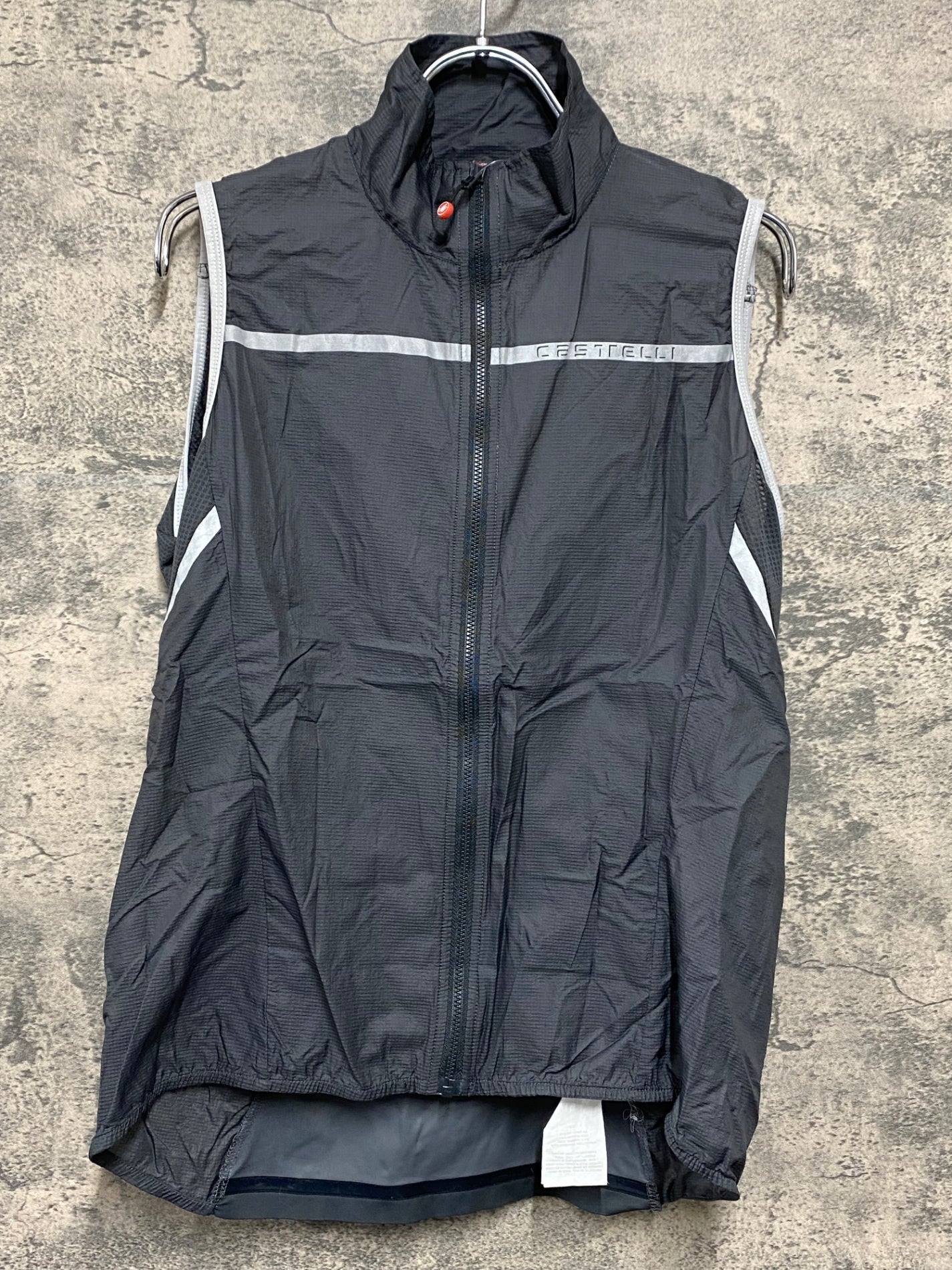 IW520 カステリ CASTELLI ジレ サイクルベスト グレー L