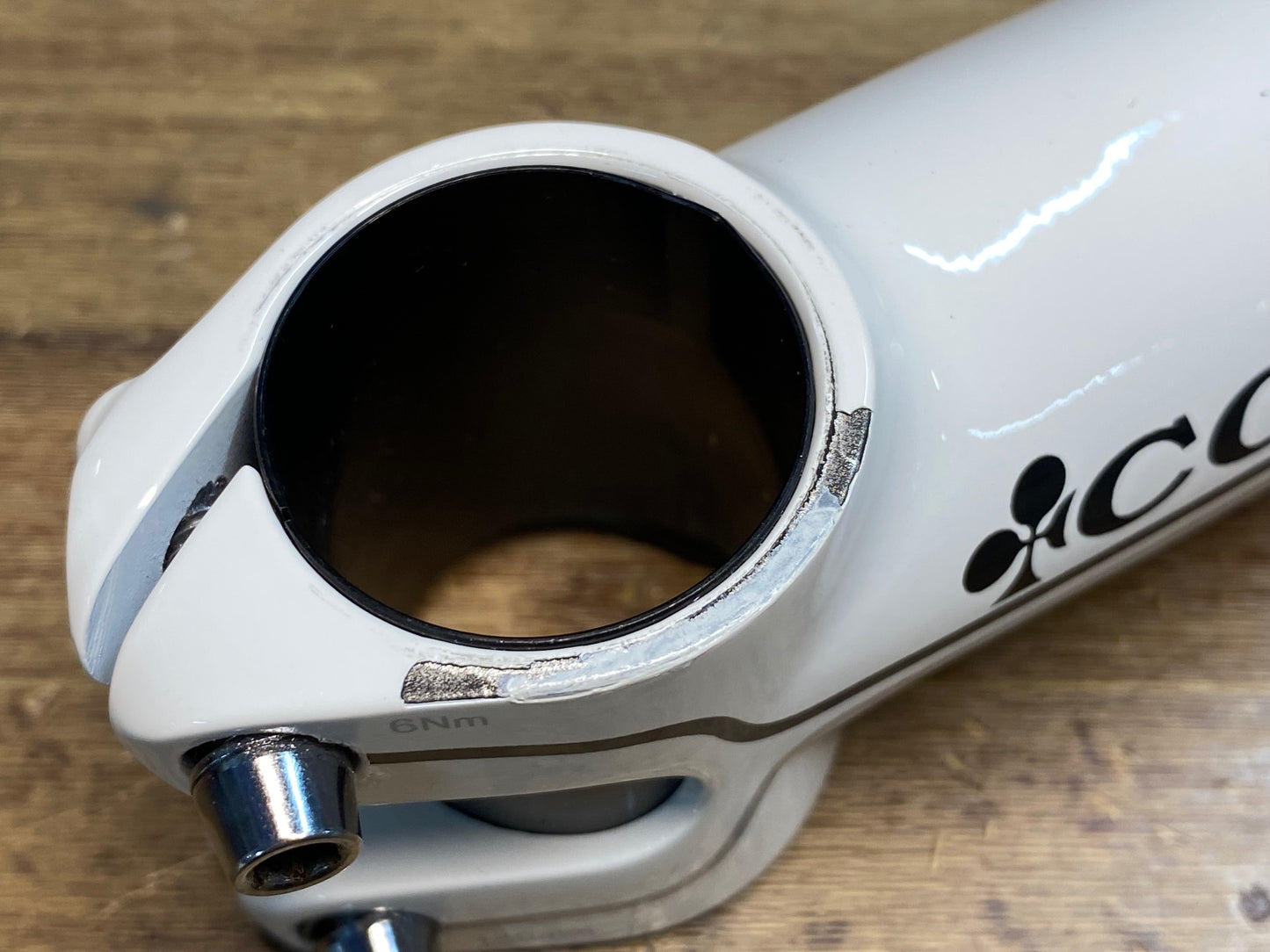 IW579 コルナゴ COLNAGO ネメシス NEMESIS アルミ ステム 白 120mm Φ31.8 OS