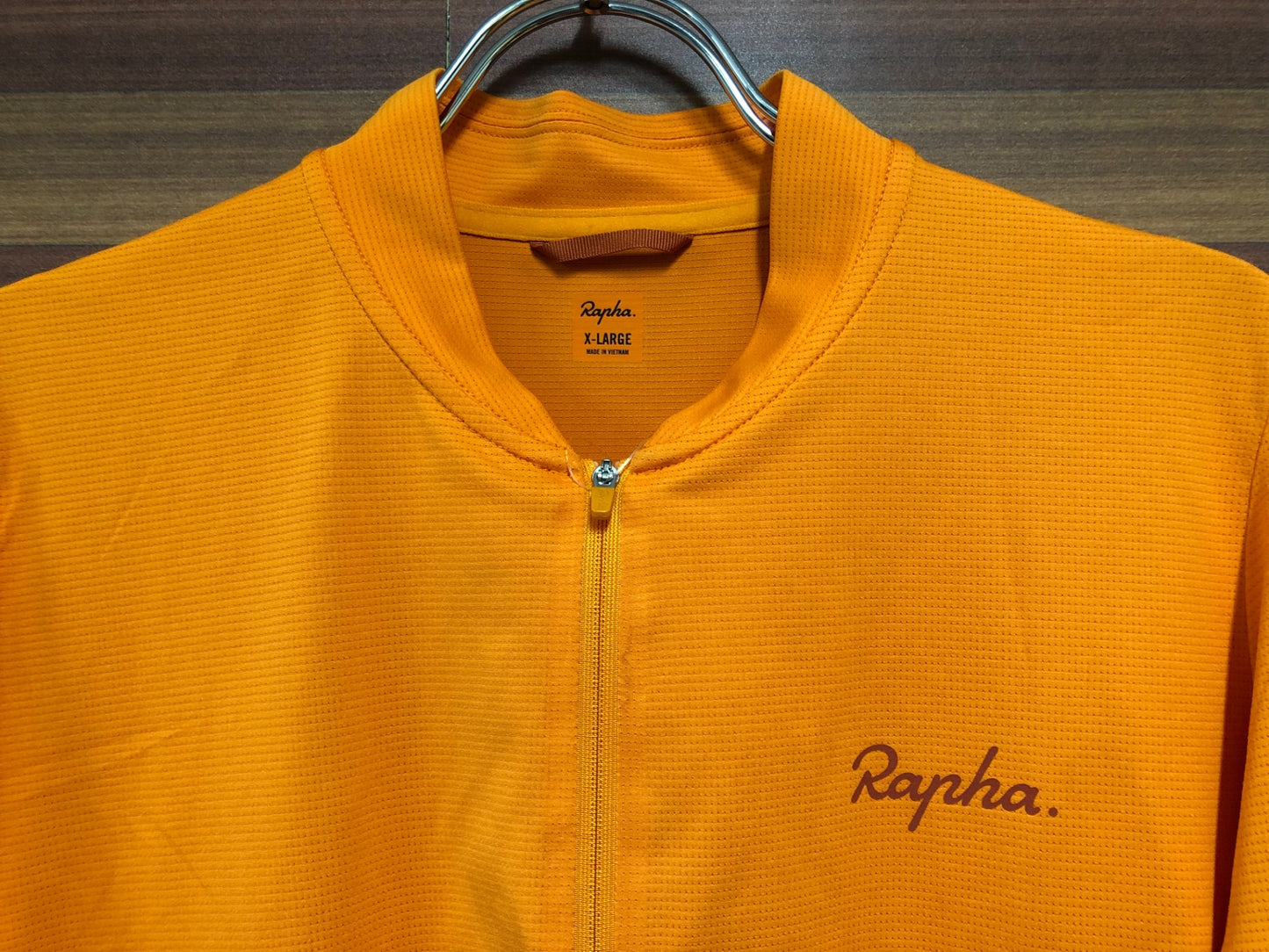 IA803 ラファ Rapha CLASSIC FLYWEIGHT JERSEY 半袖 サイクルジャージ オレンジ XL