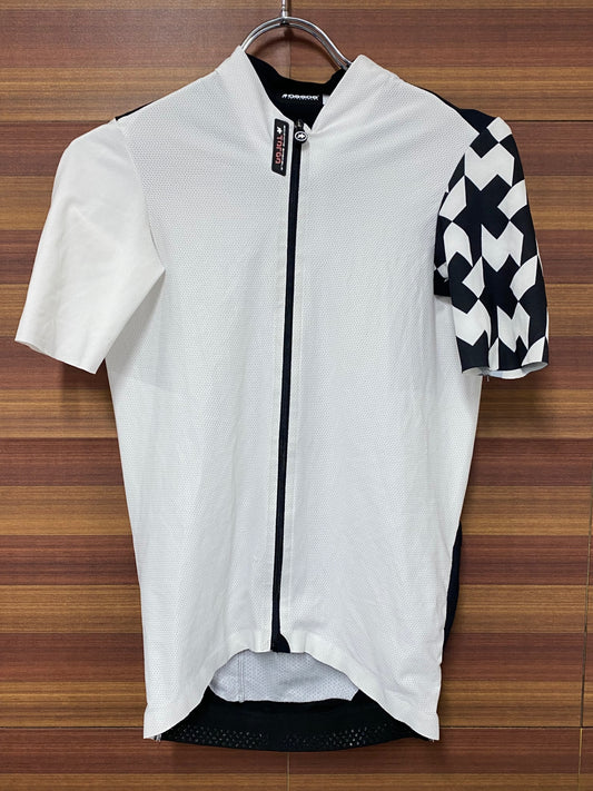 IT072 アソス assos EQUIPE RS Jersey S9 TARGA 半袖 サイクルジャージ 黒 白 S