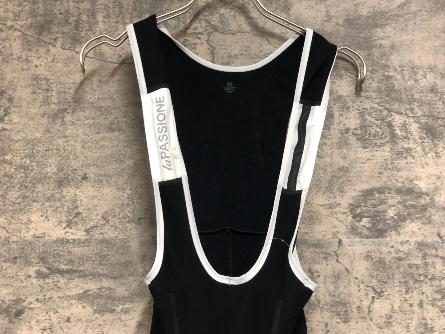 JB576 ラパッション la PASSIONE ビブタイツ 黒 XS 裏起毛