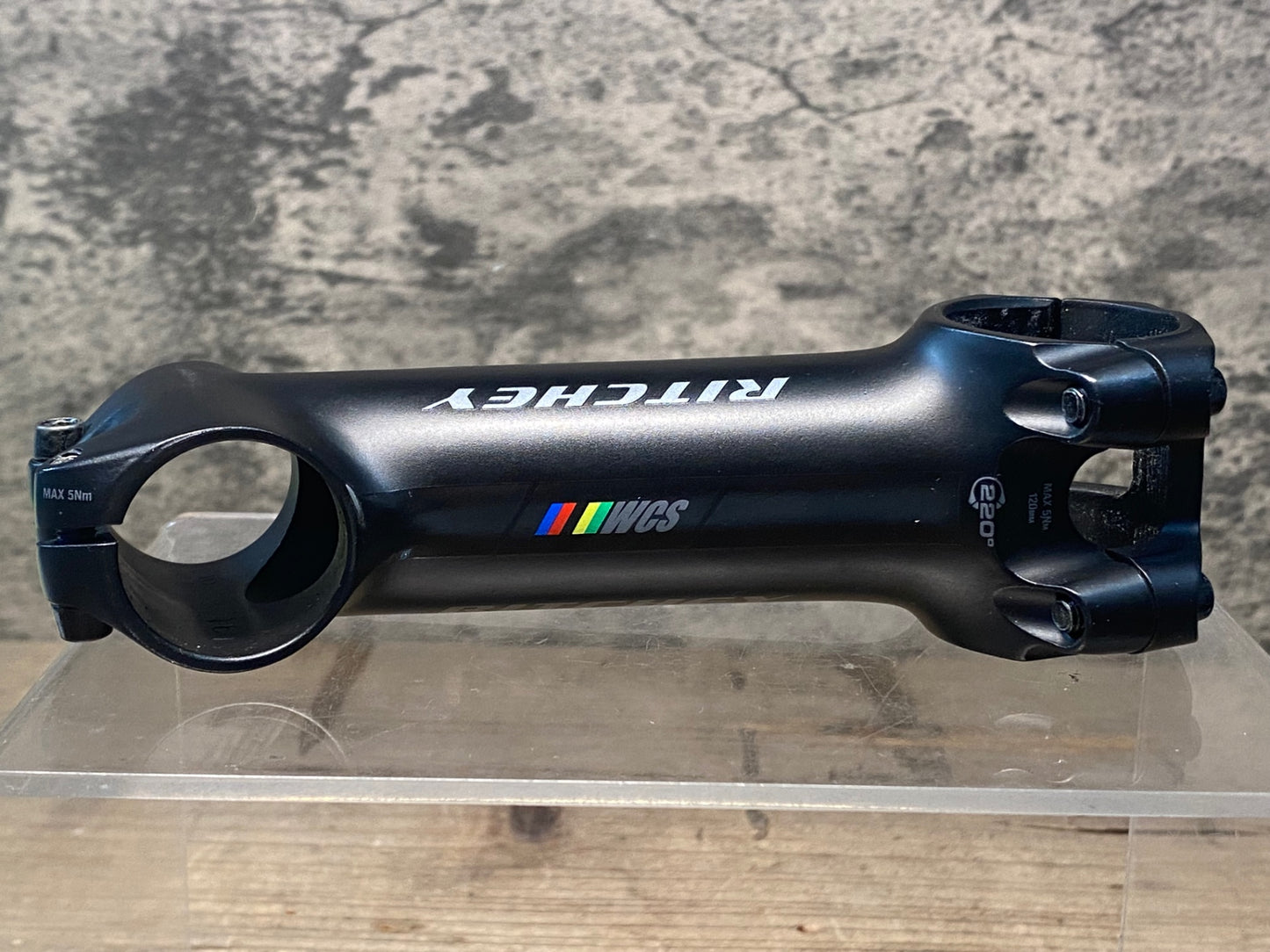 IK081 リッチー RITCHEY WCS C220 アルミ ステム 120mm 17°/73° Φ31.8 OS 黒