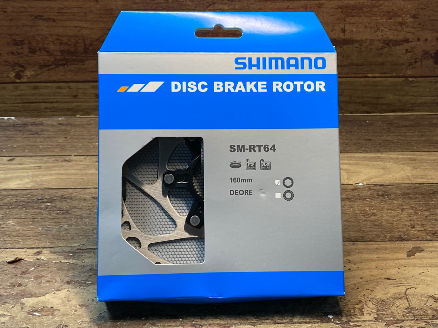 IJ314 シマノ SHIMANO SM-RT64S ディスクブレーキ ローター Φ160 未使用