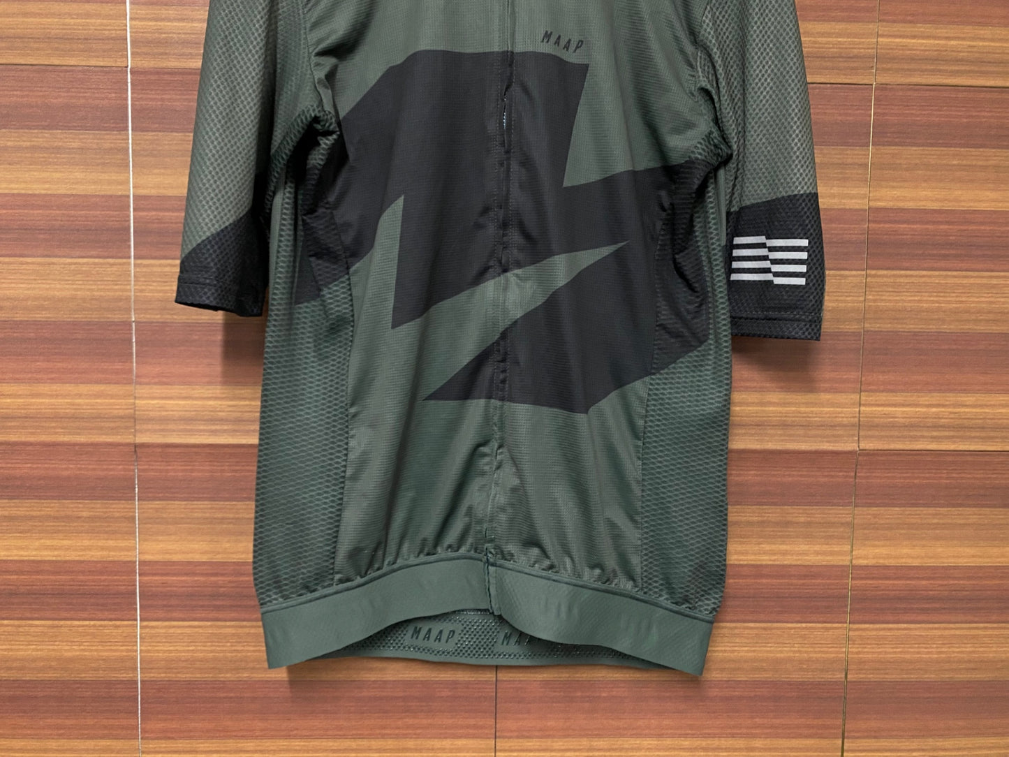 IN597 マープ MAAP PRO FIT JERSEY 半袖 サイクルジャージ カーキ 黒 XXL