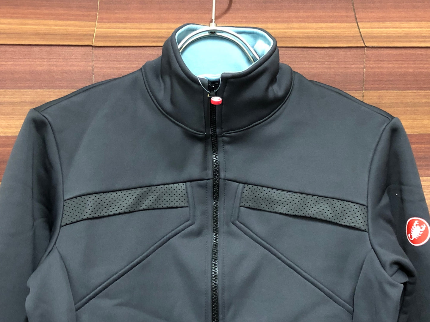 IR214 カステリ castelli 長袖サイクルジャケット グレー XS 裏起毛