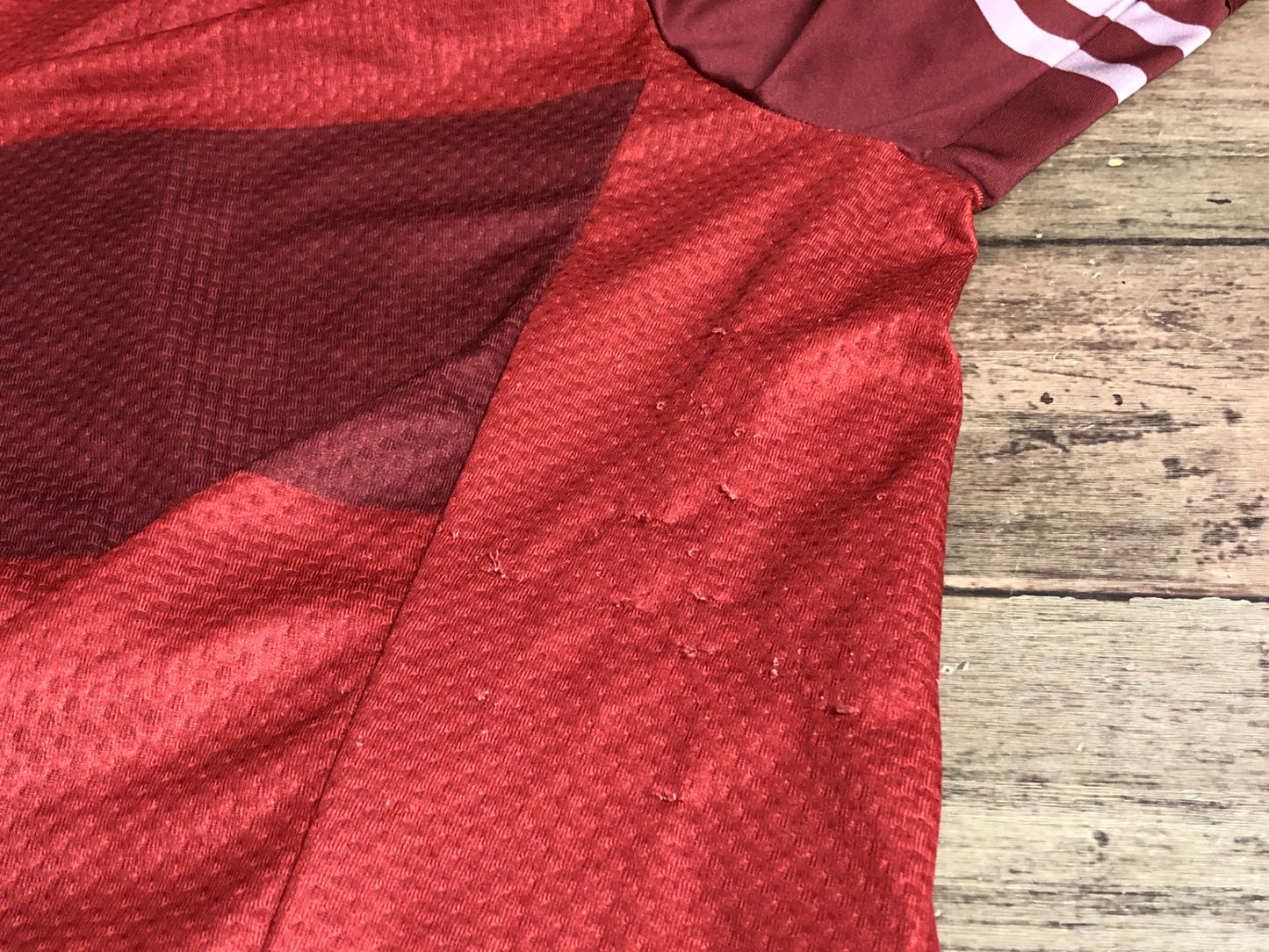 IO554 Shutt velo rapide 半袖 サイクルジャージ 赤 XL