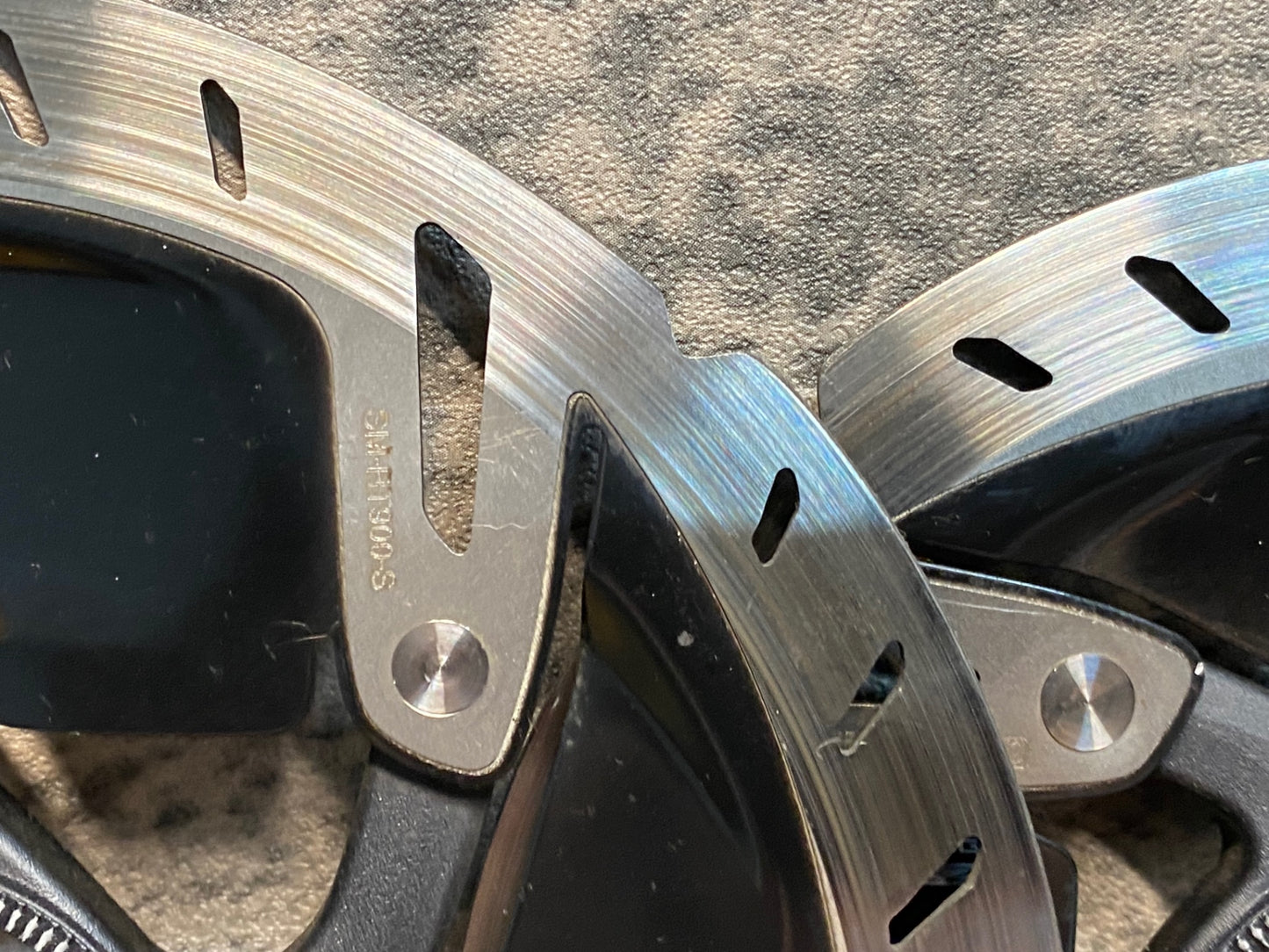 JA699 シマノ SHIMANO SM-RT900 ディスクローター Φ140 Φ160 セット 実測1.7mm