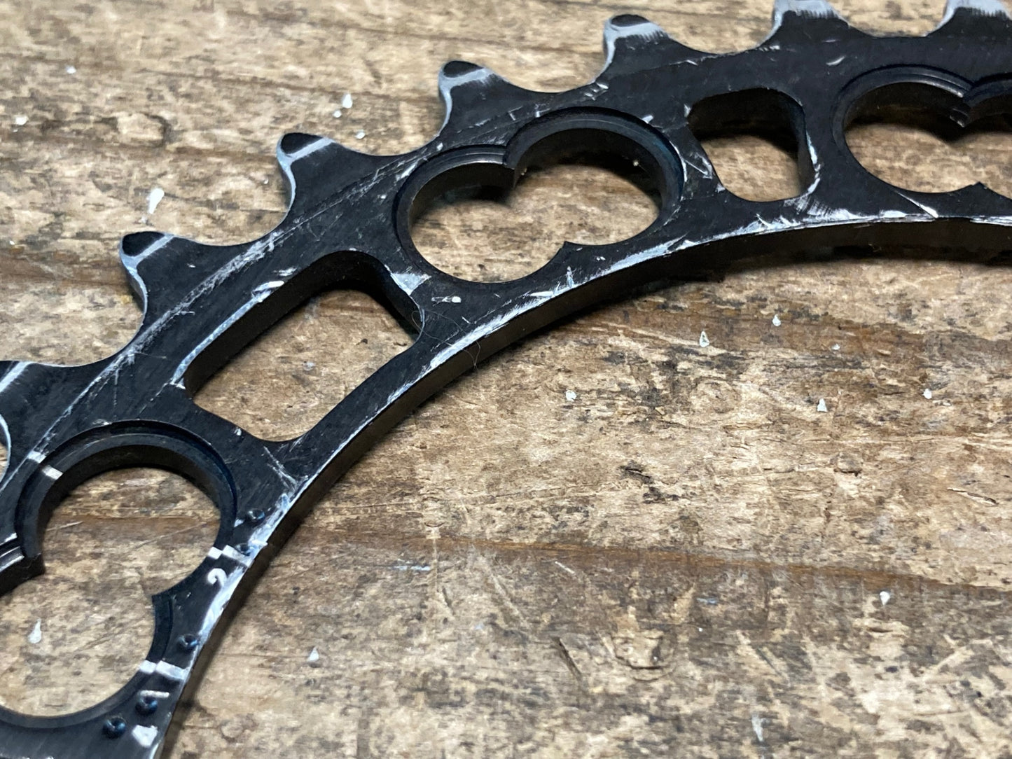 IV266 ローター ROTOR Q-RINGS 34T BCD110mm 5アーム ※歯の消耗あり