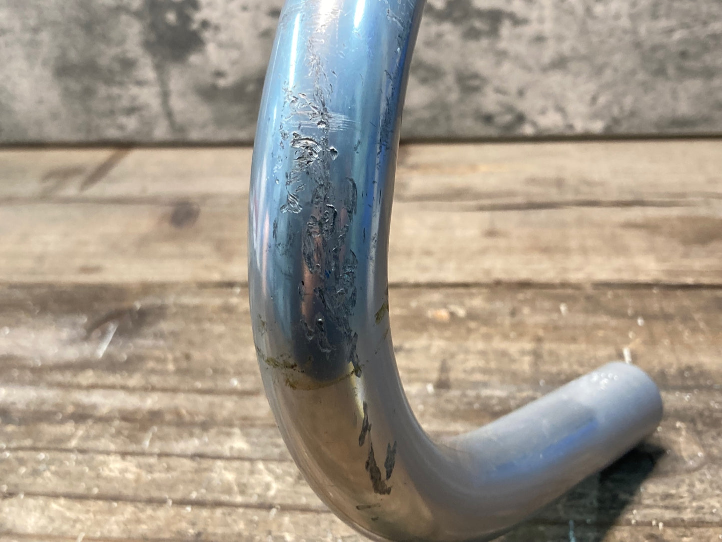 IP830 日東 NITTO NJS B125 ドロップハンドル スチール Φ25.4 エンドC-C380mm NJS