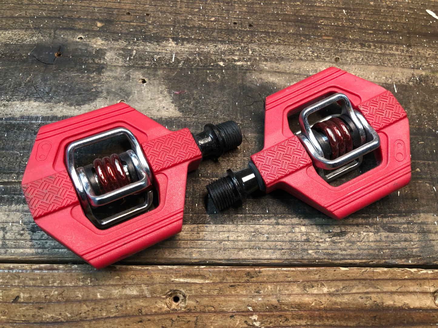 IS286 クランクブラザーズ crankbrothers キャンディ CANDY1 ビンディングペダル レッド