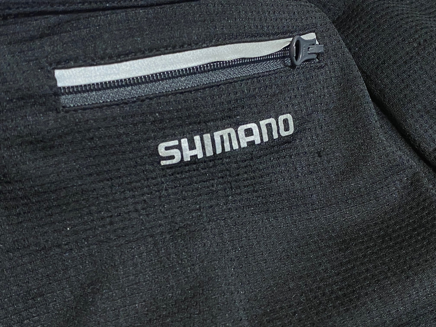 IN759 シマノ SHIMANO 半袖 サイクルジャージ XL 白 黒 ※ほつれ小