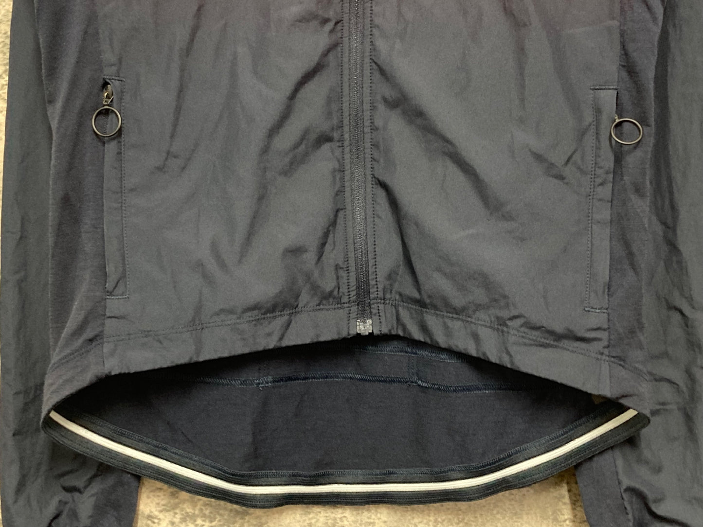 IW268 ラファ Rapha BREVET LONG SLEEVE WINDBLOCK JERSEY 紺 M