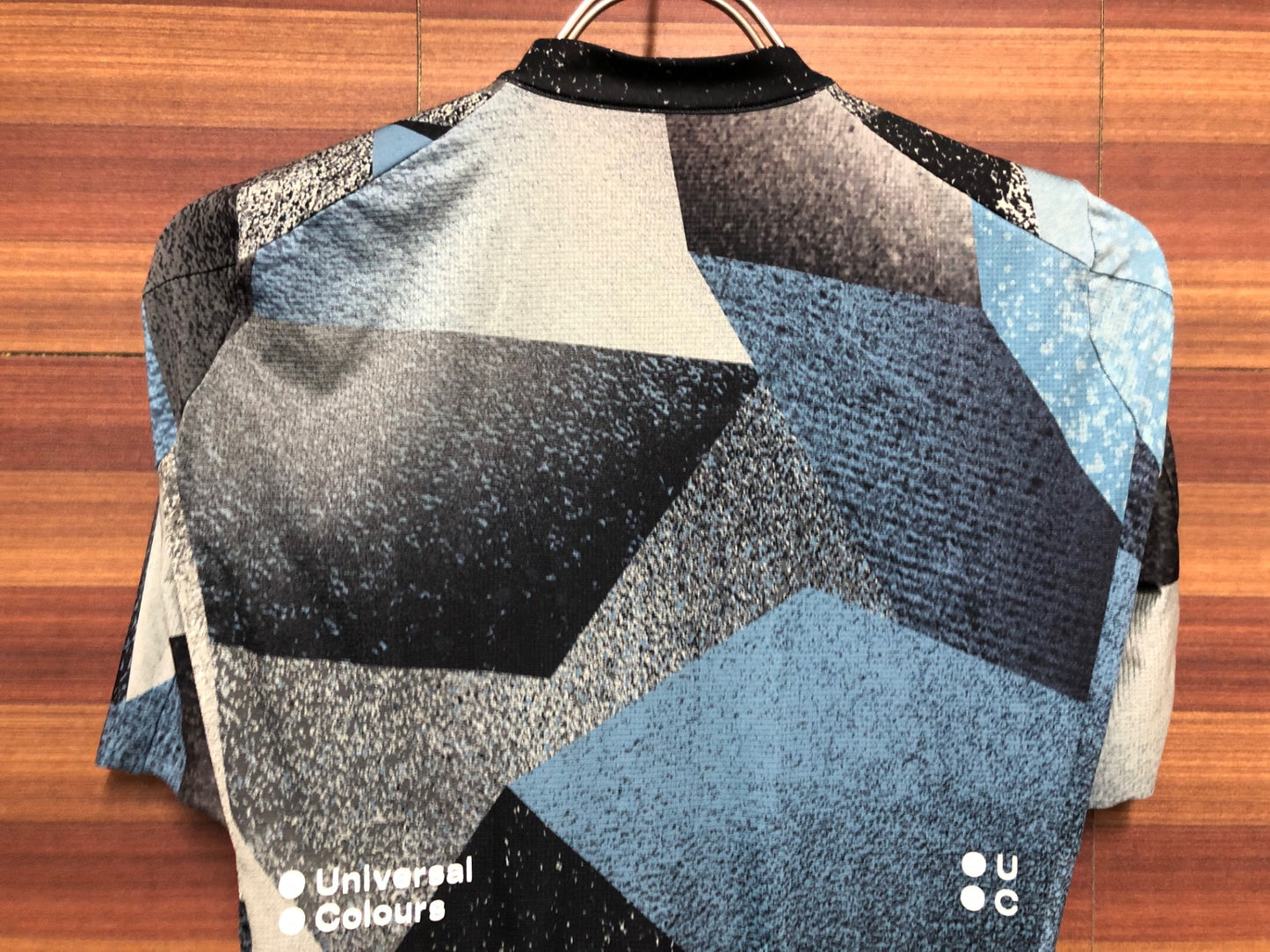 IR920 ユニバーサルカラーズ Universal Colours 半袖 サイクルジャージ 紺 水色 XS