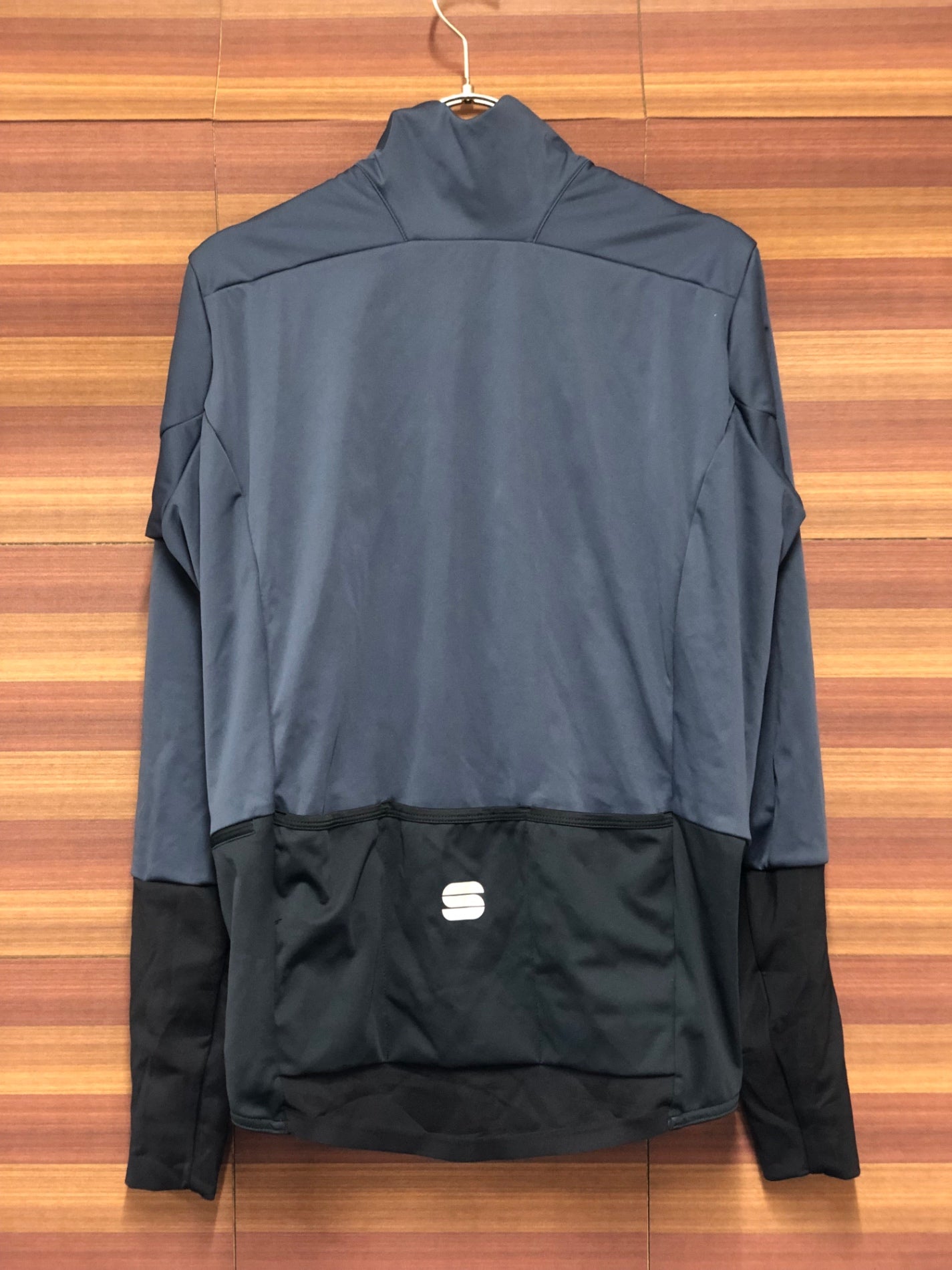 IQ816 スポーツフル sportful 長袖 サイクルジャケット 紺 S 裏起毛