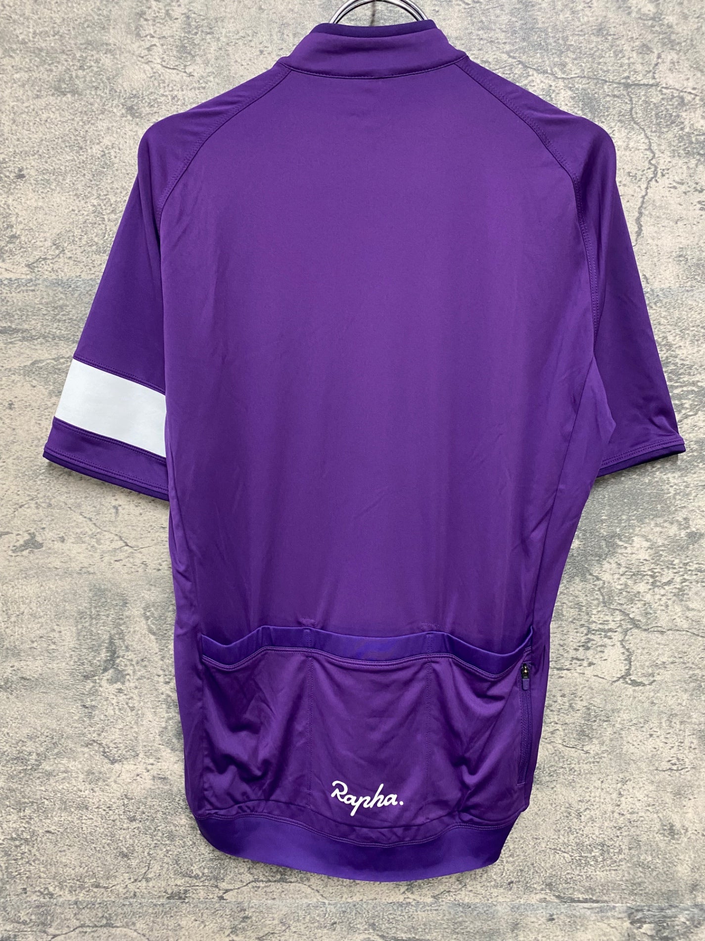 JB047 ラファ Rapha CORE JERSEY 半袖 サイクルジャージ 紫 L