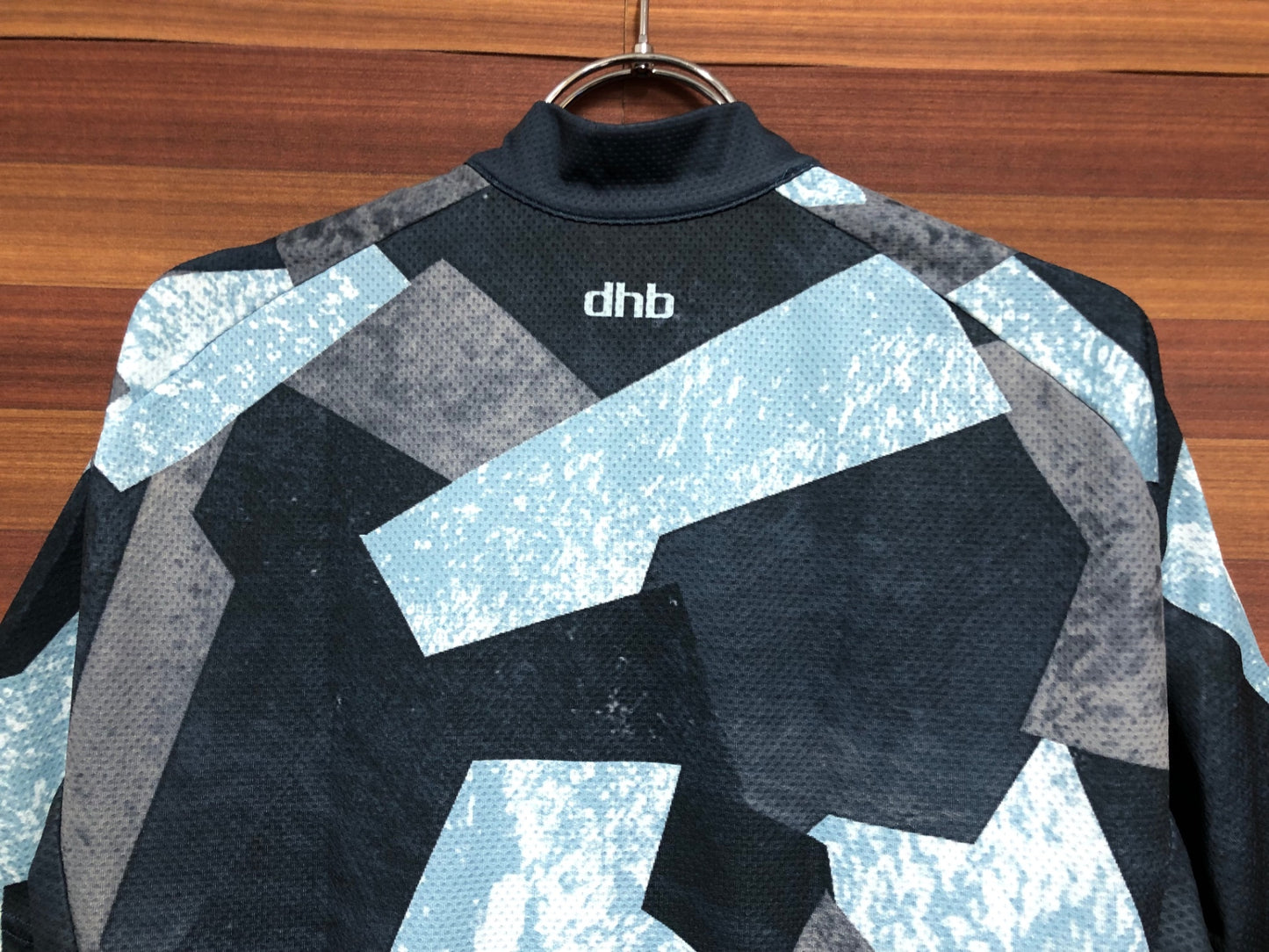 IM968 dhb 半袖 サイクルジャージ 紺 水 グレー S