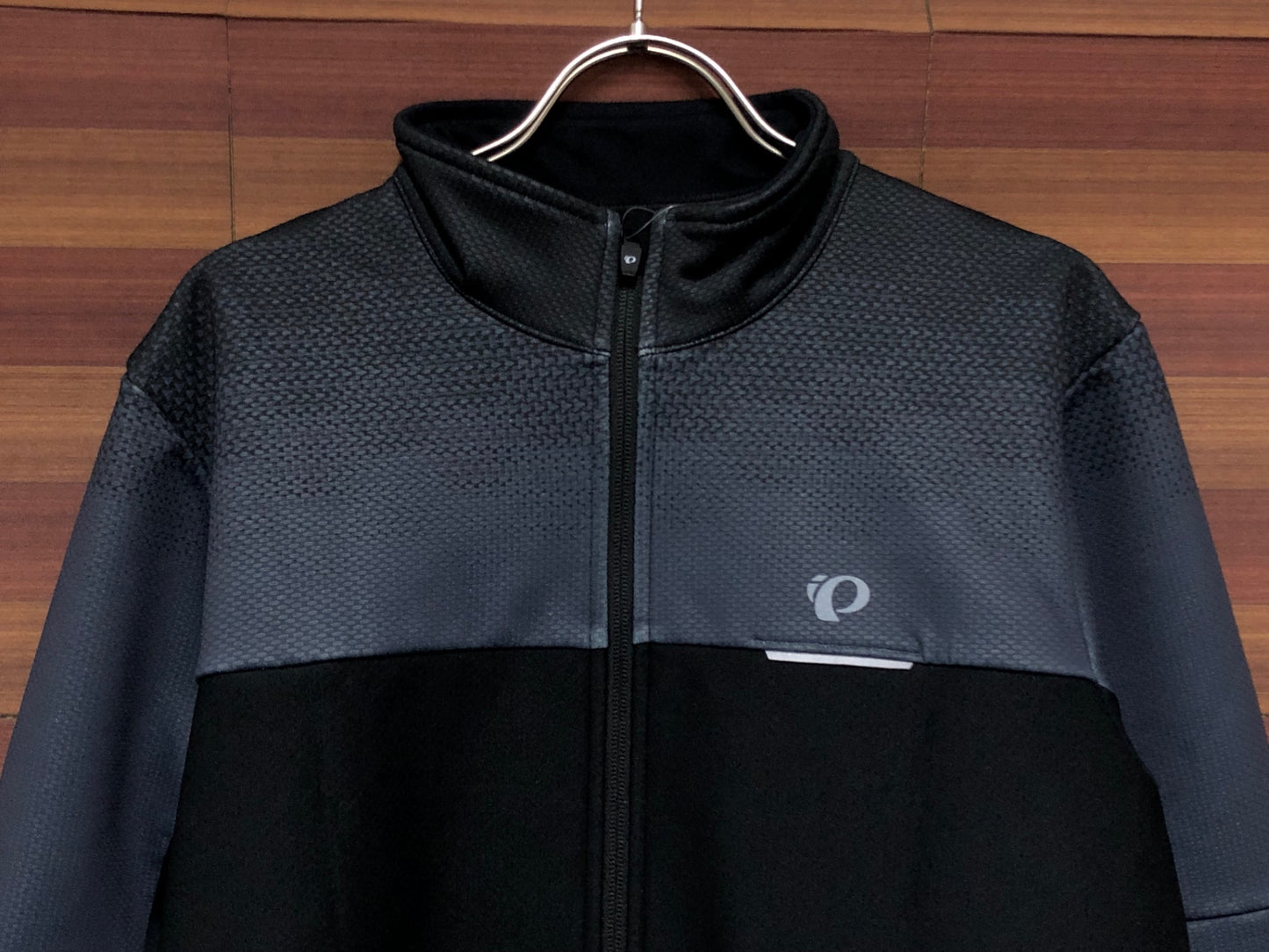 IQ699 パールイズミ PEARL iZUMi 長袖 サイクルジャケット 黒 グレー 黒 XL 裏起毛