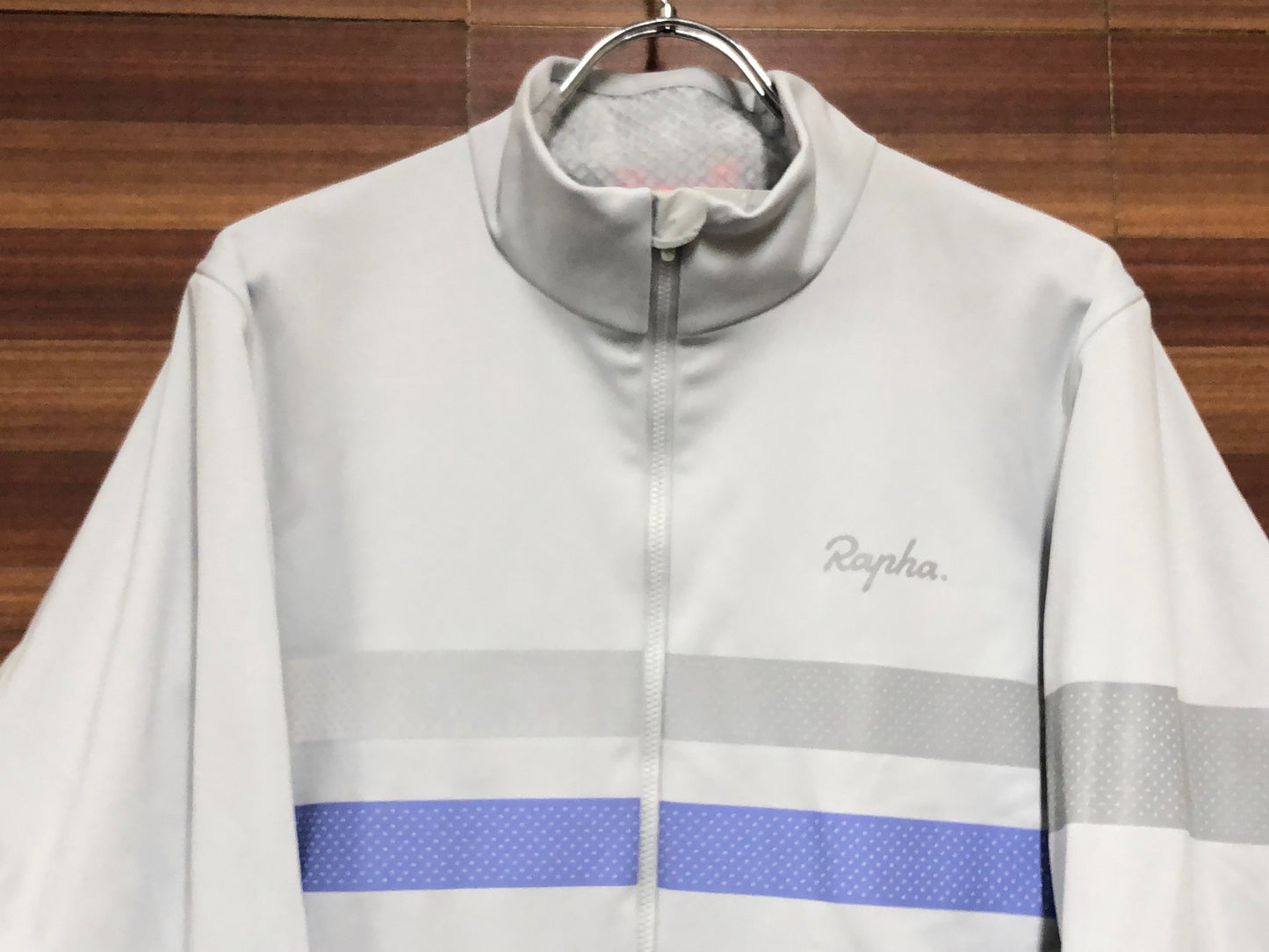 IK626 ラファ Rapha MENS BREVET INFINIUM LONG SLEEVE JERSEY 長袖 サイクルジャージ グレー XL 裏起毛