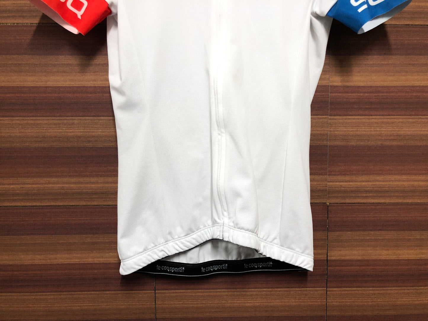 IM806 ルコックスポルティフ le coq sportif 半袖 サイクルジャージ 白 ※タグカット、サイズ不明